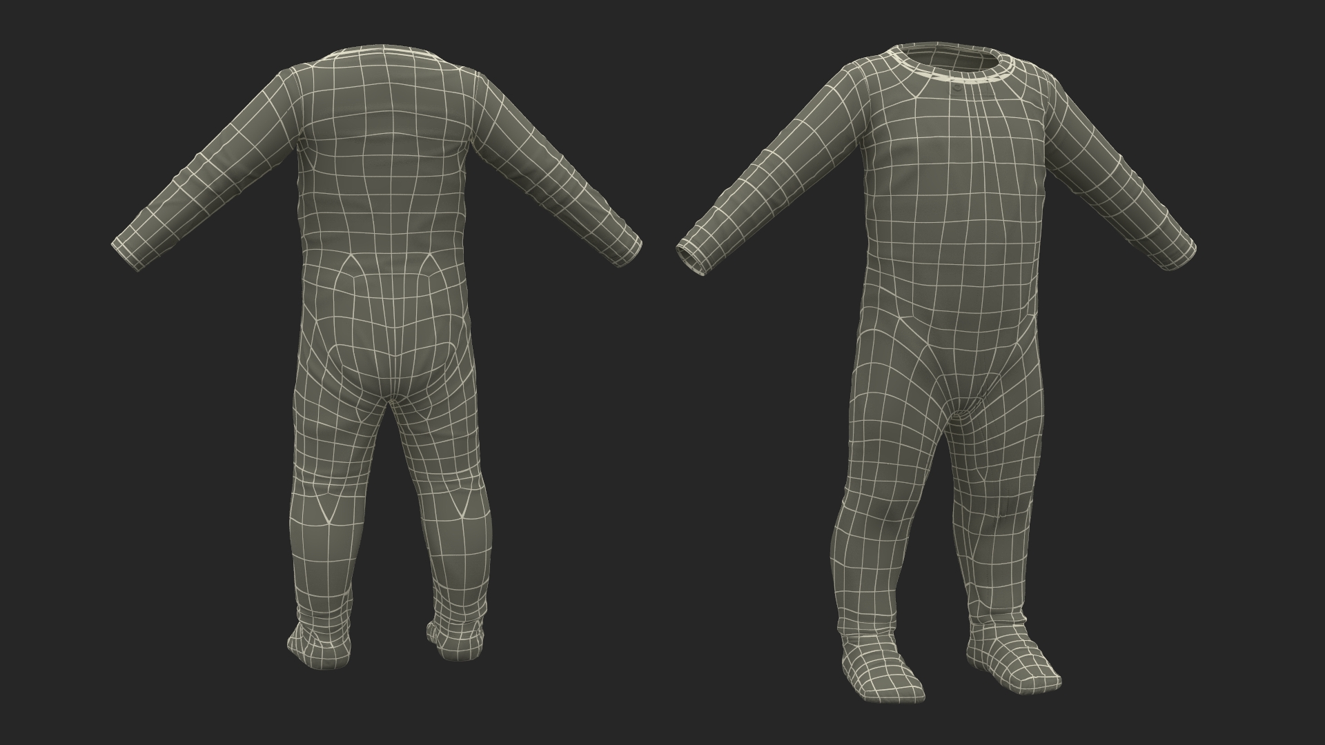 3D Full Bodysuit for Girls model