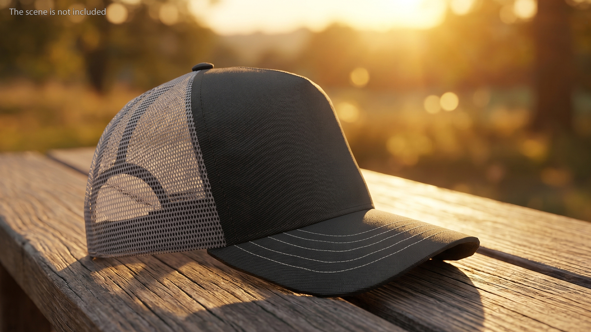 Trucker Hat Grey Game Ready - view 2