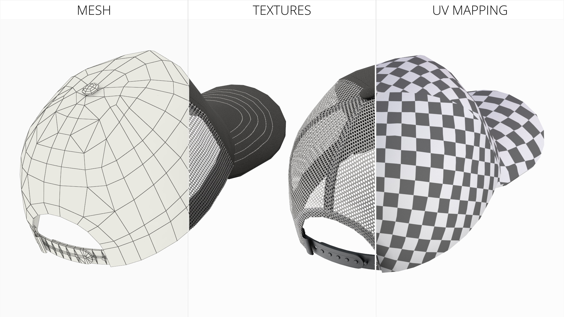 Trucker Hat Grey Game Ready - view 7
