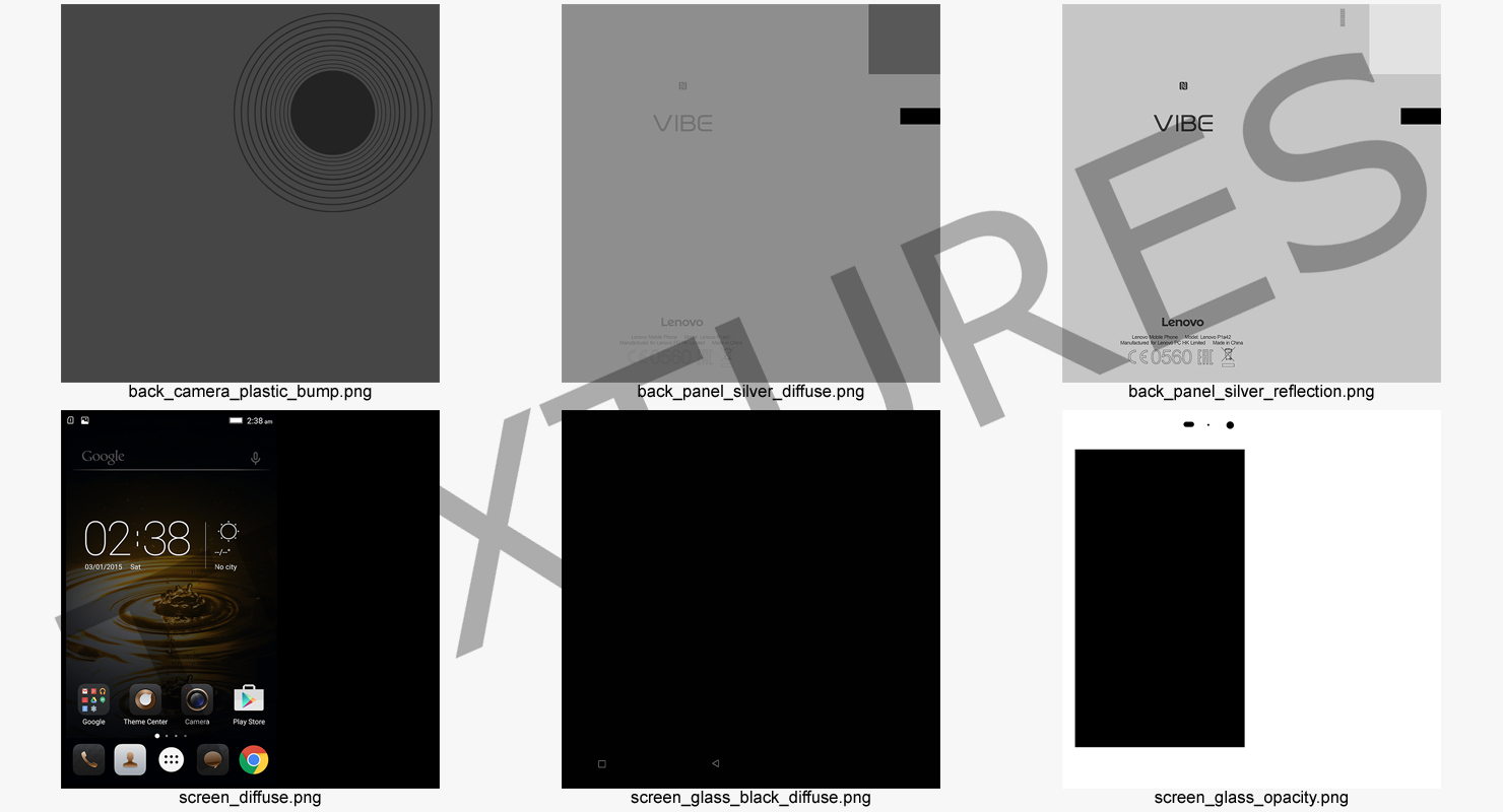 3D Lenovo Vibe P1 Platinum model