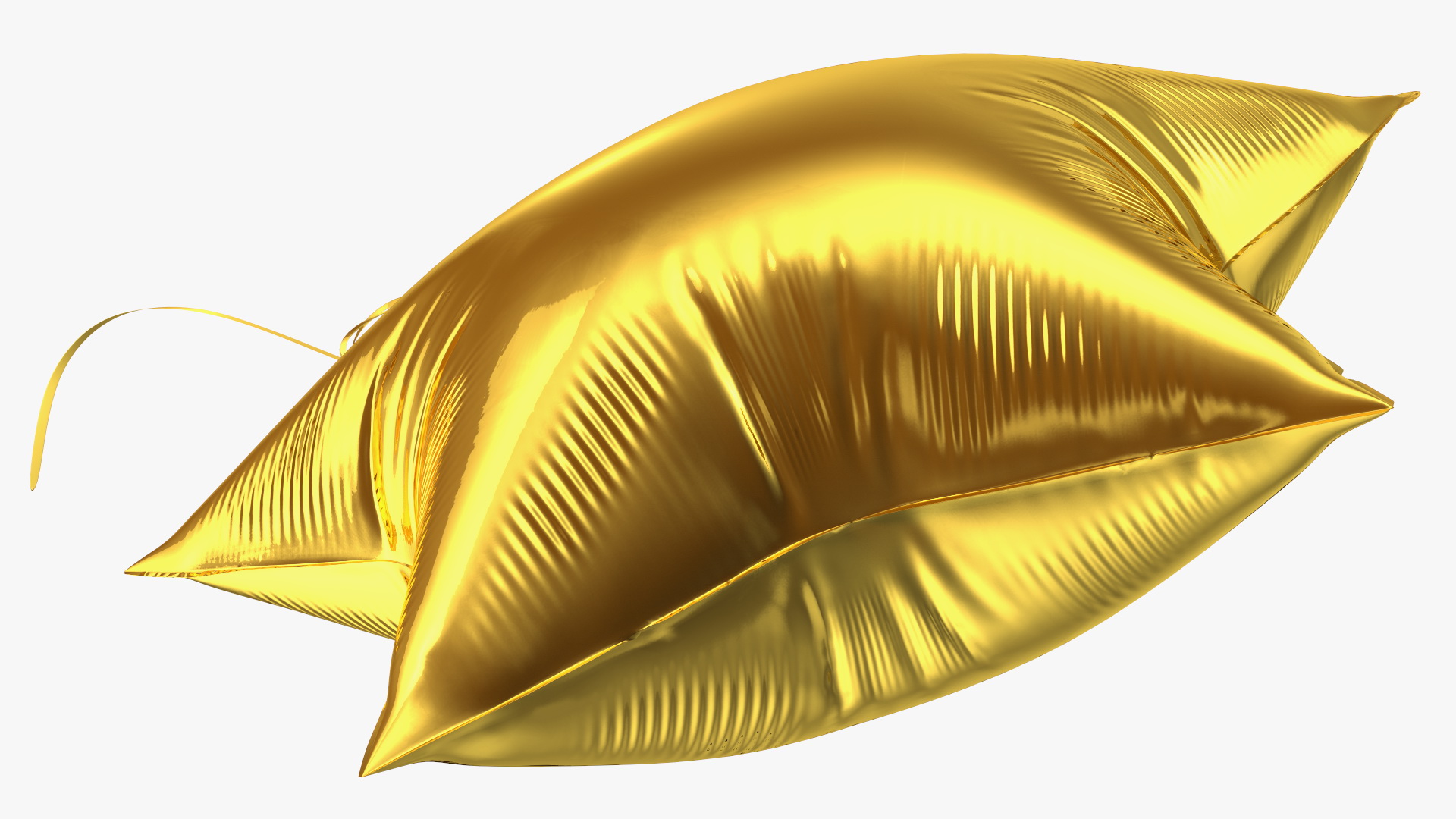 Gold Star Foil Balloon 3D