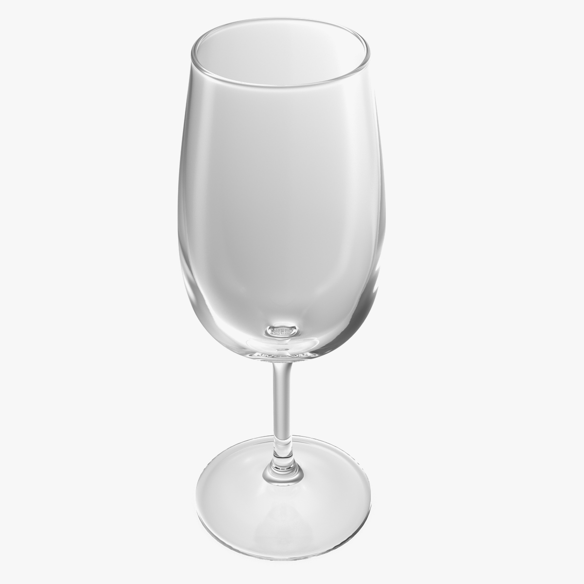 Wine Glass 3D Model, view 3