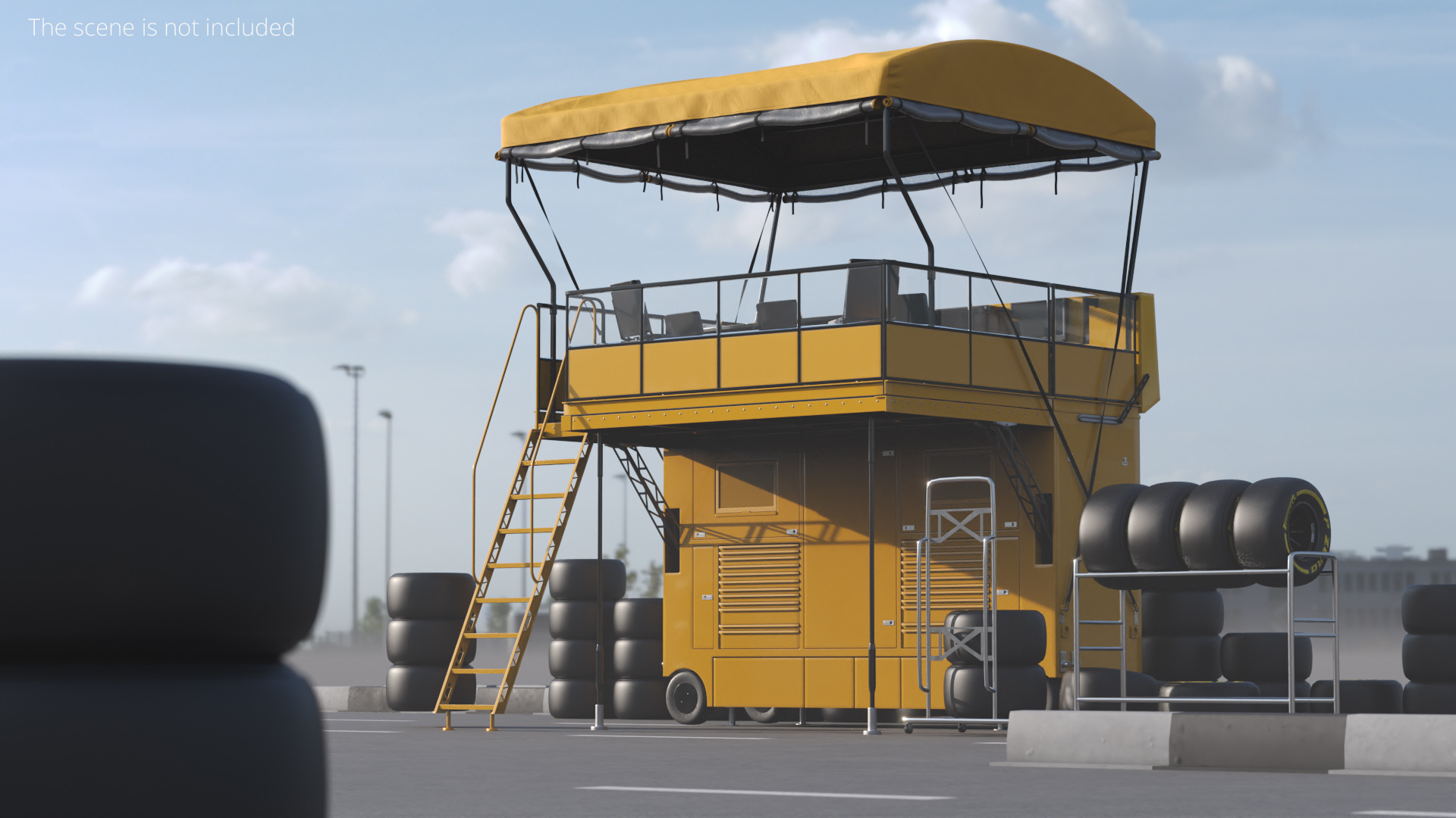 Racing Team Pit Box Control Stand - view 3