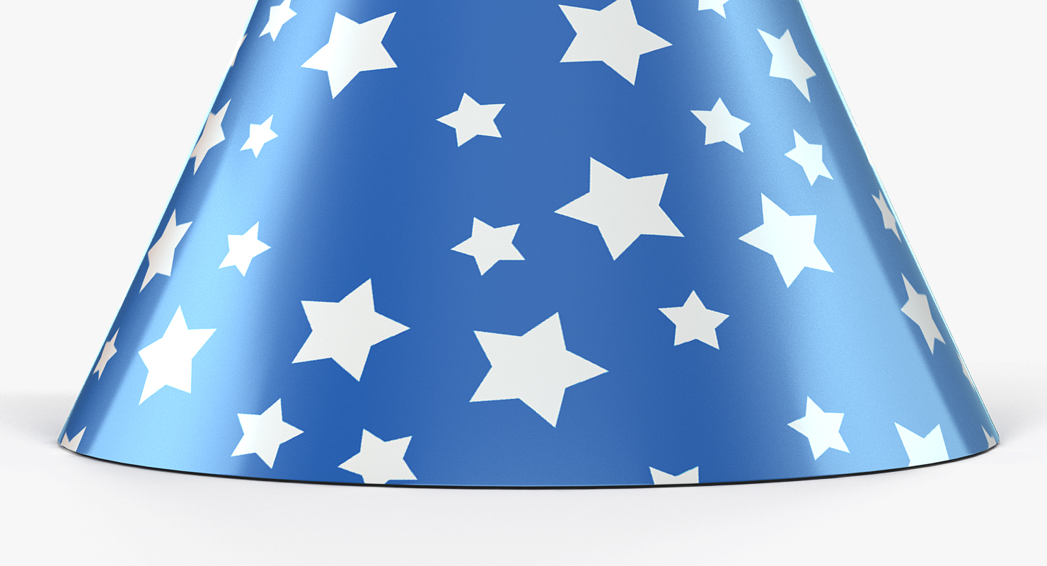 Star Party Hat 3D model