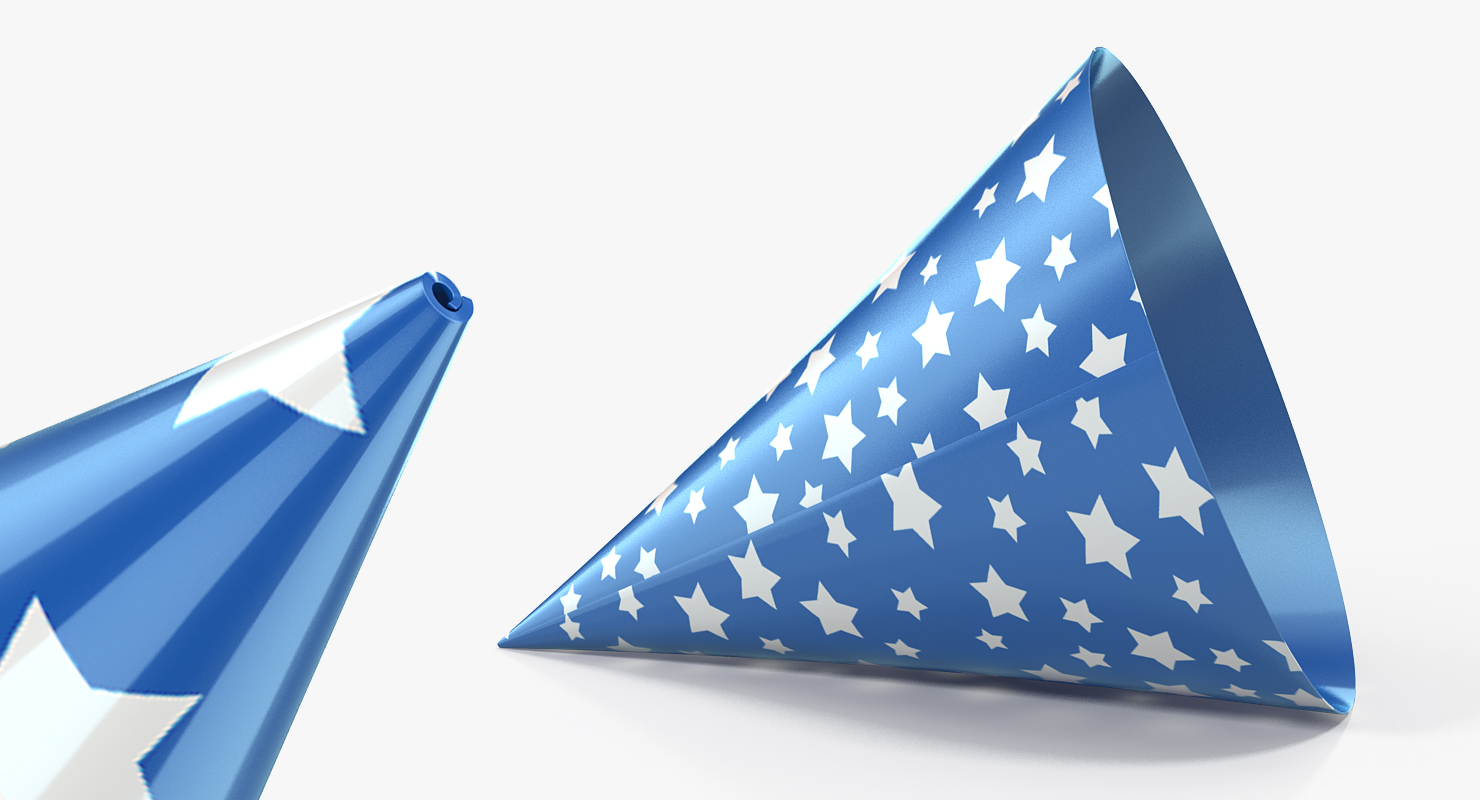 Star Party Hat 3D model