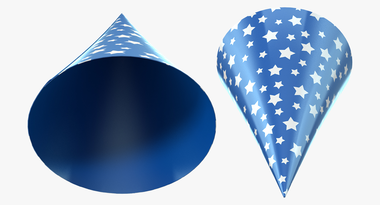 Star Party Hat 3D model