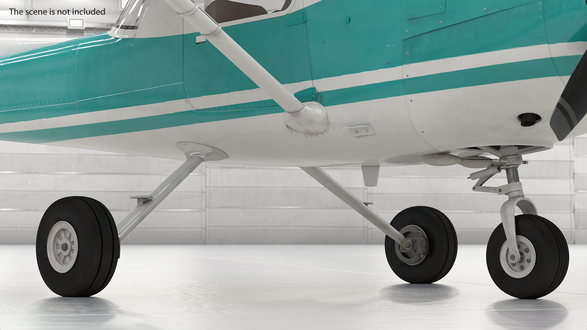Small Aircraft Landing Gear 3D