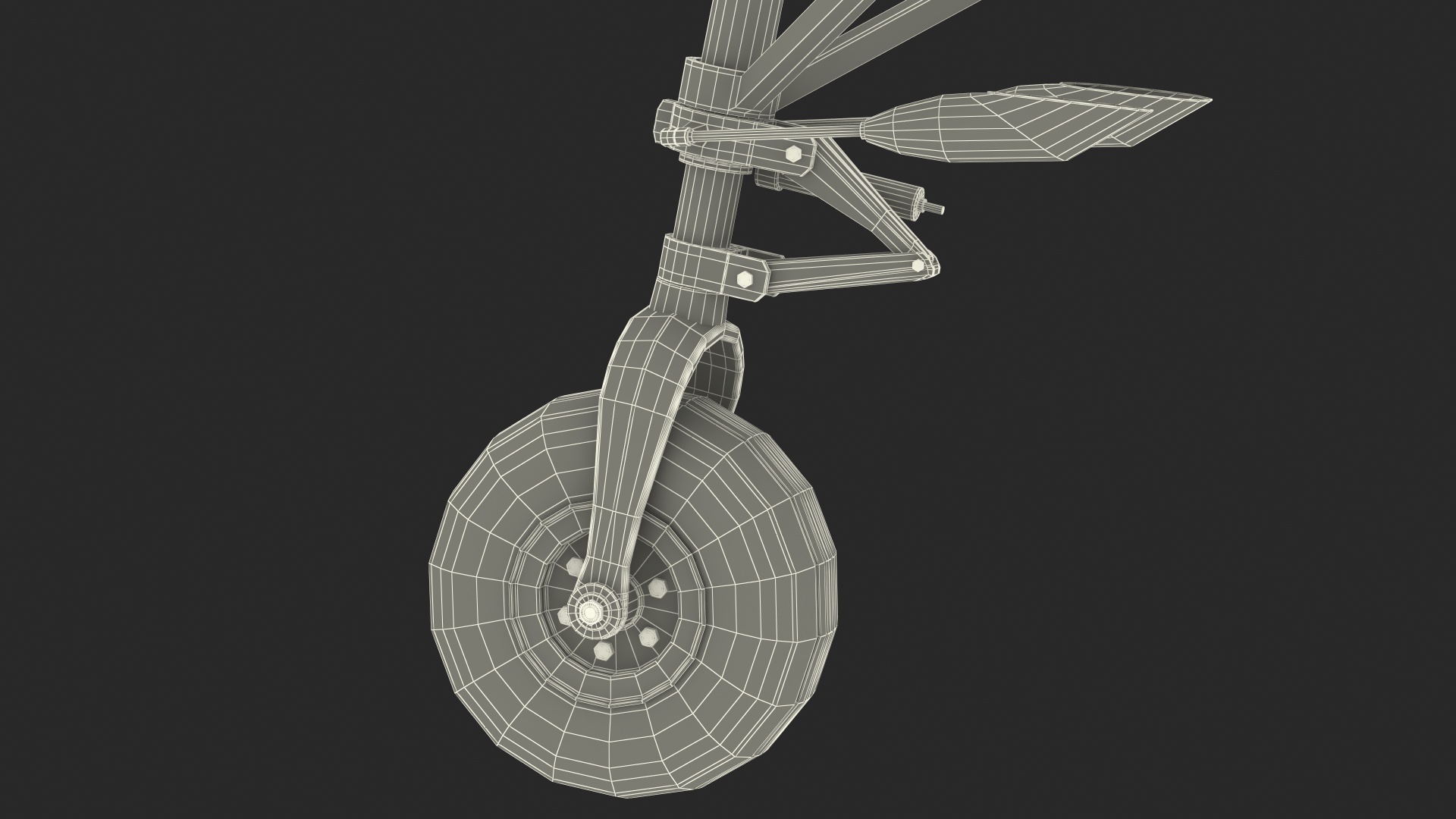 Small Aircraft Landing Gear 3D