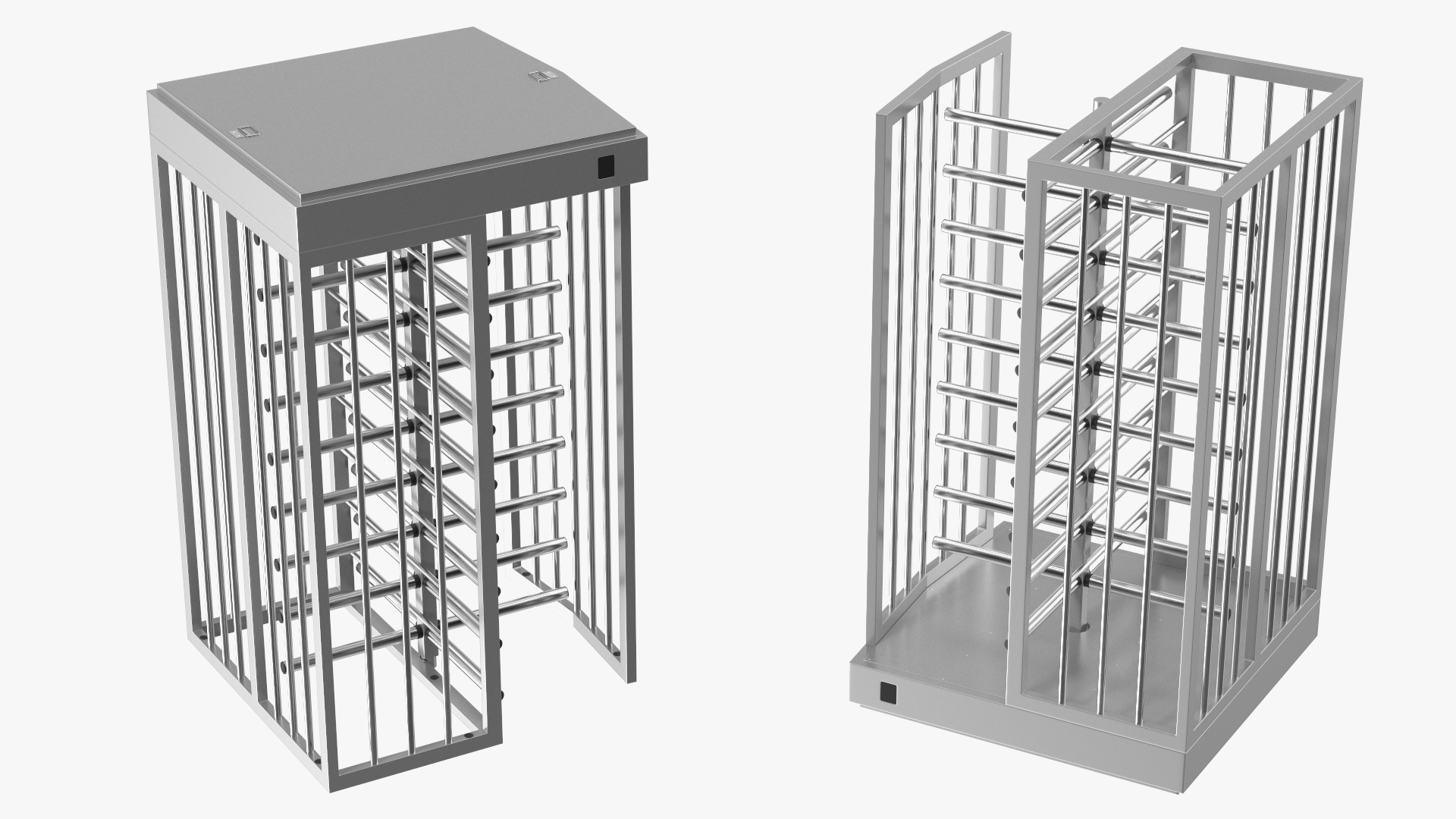 3D model Full Height Security Turnstile