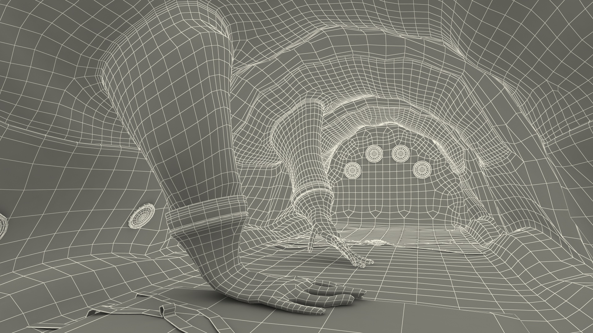 3D Bio Protection Transportation Hub model