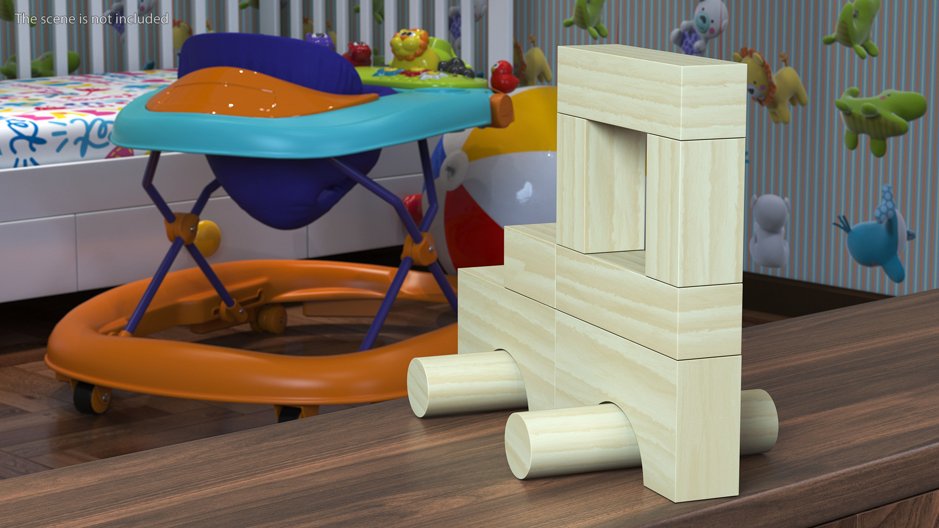 3D model Wooden Constructor Car for 3D Print