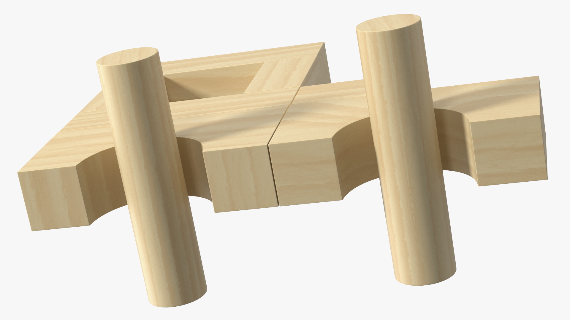 3D model Wooden Constructor Car for 3D Print