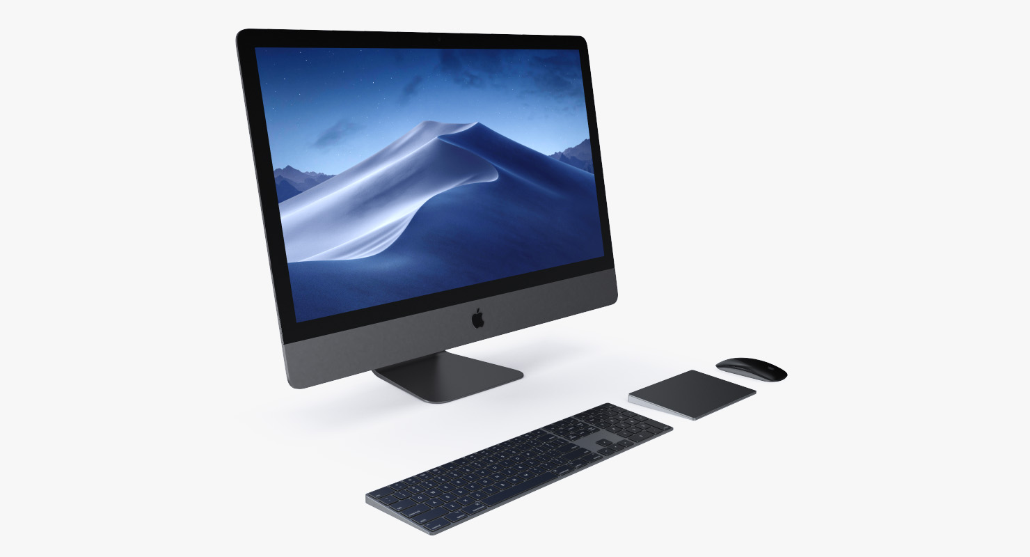 Apple iMac with Retina 5K Display Black 3D model