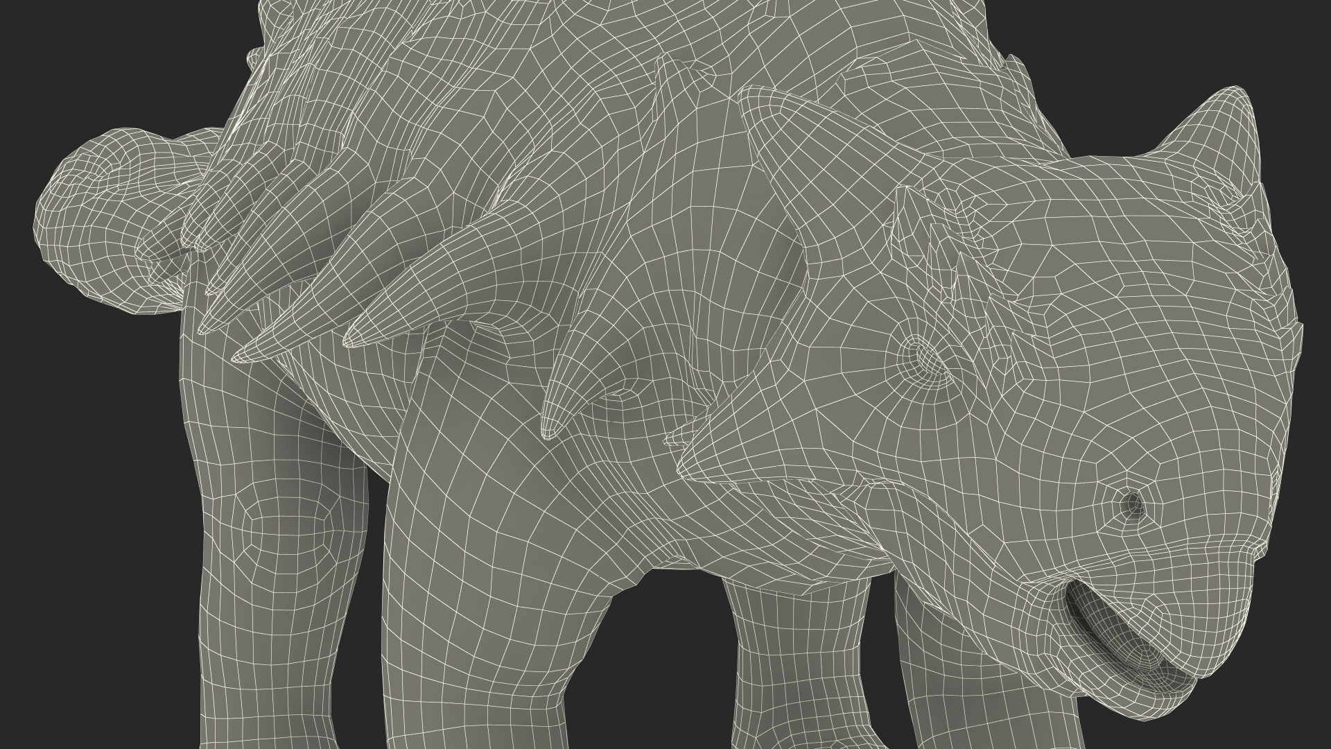 Ankylosaurus from Desert Habitats Rigged for Maya 3D model