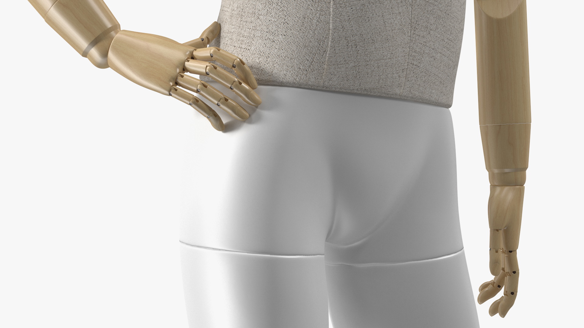 Flexible Manikin Stand Pose 3D