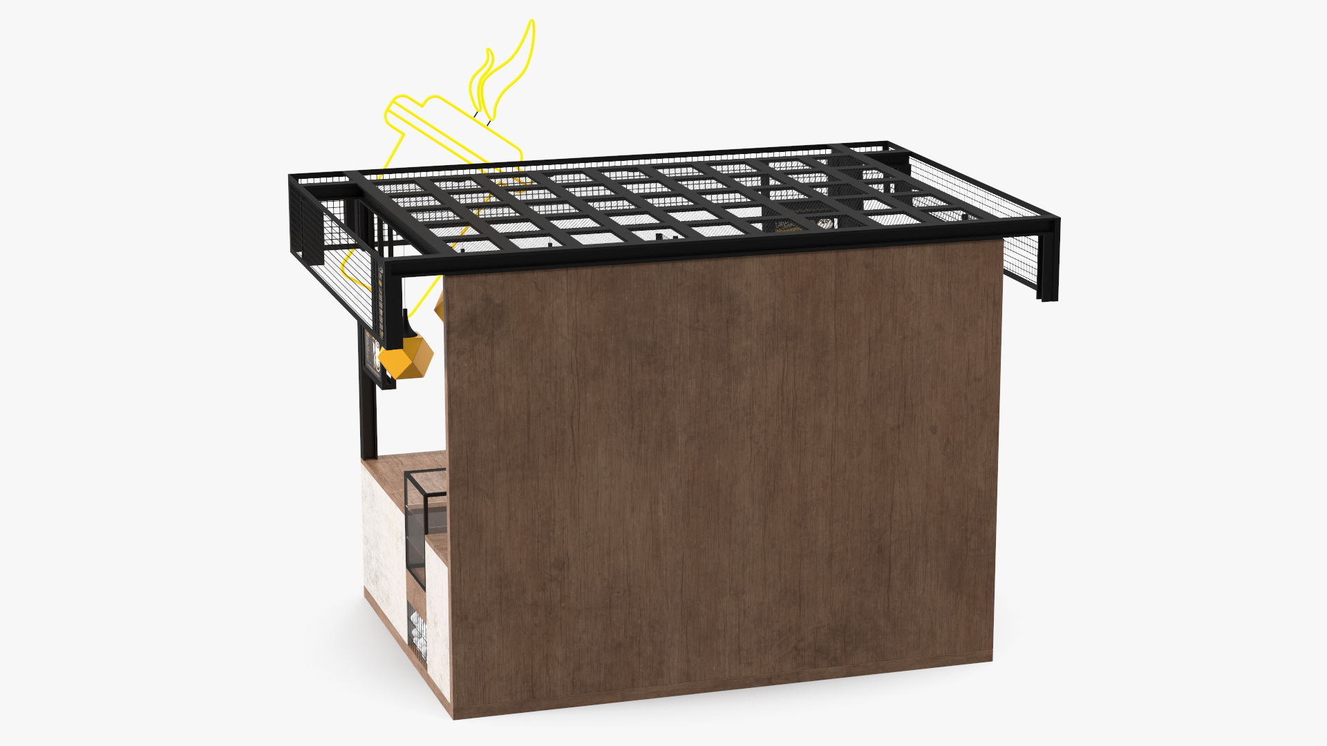 Loft Coffee Kiosk 3D
