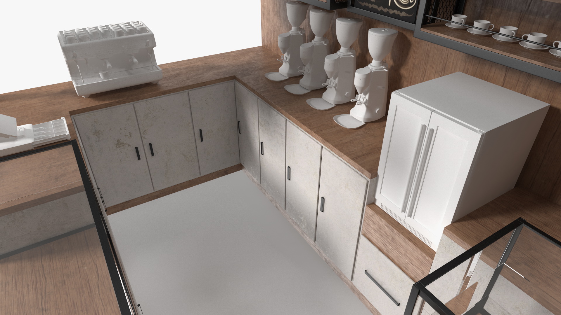 Loft Coffee Kiosk 3D
