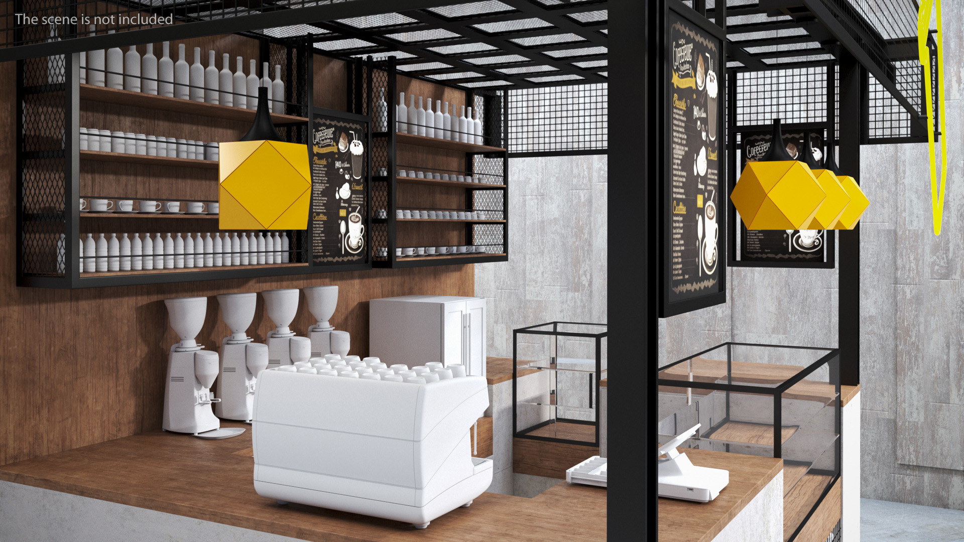 Loft Coffee Kiosk 3D