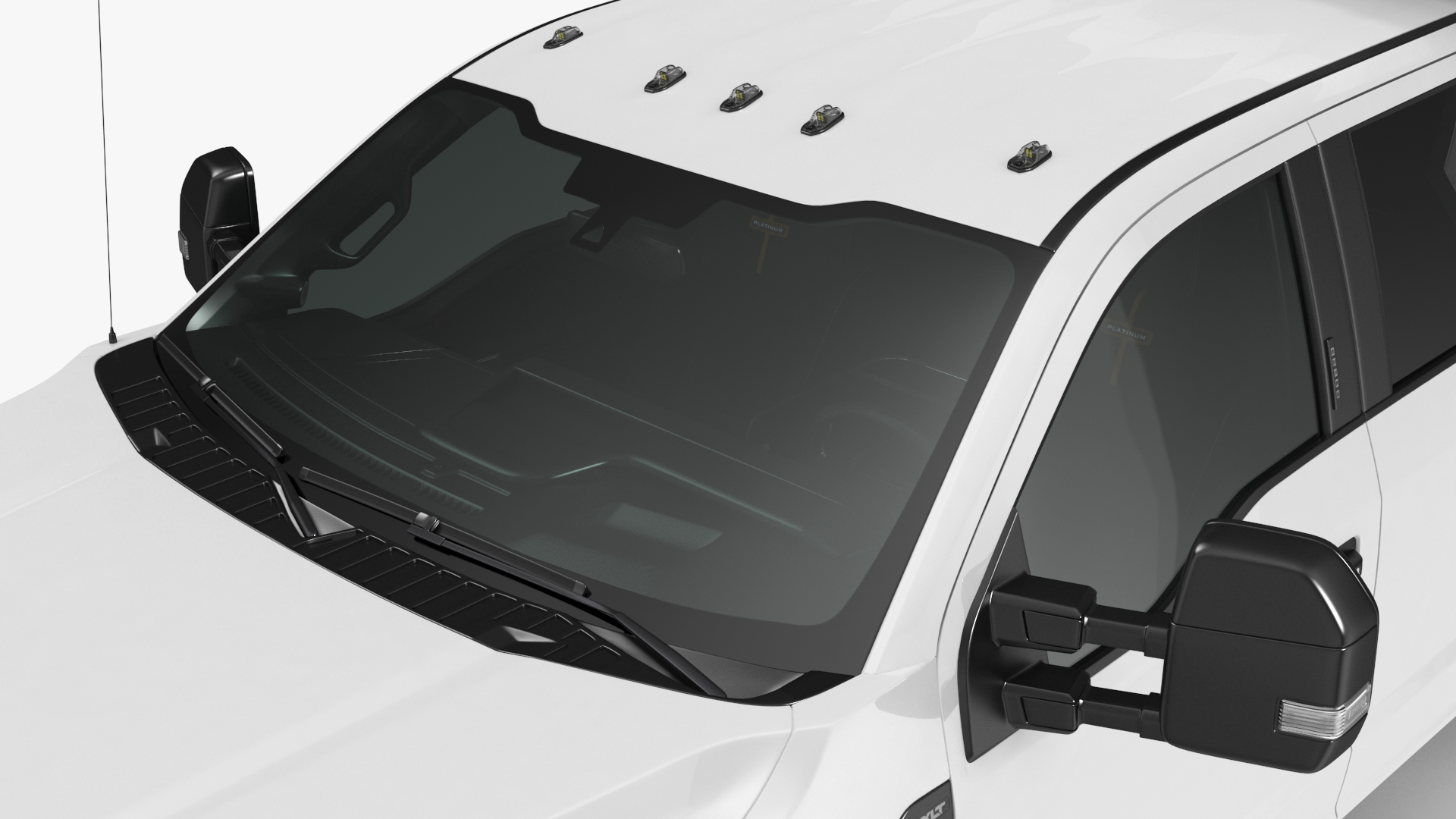 3D Ford Super Duty F550 Dump White 2023