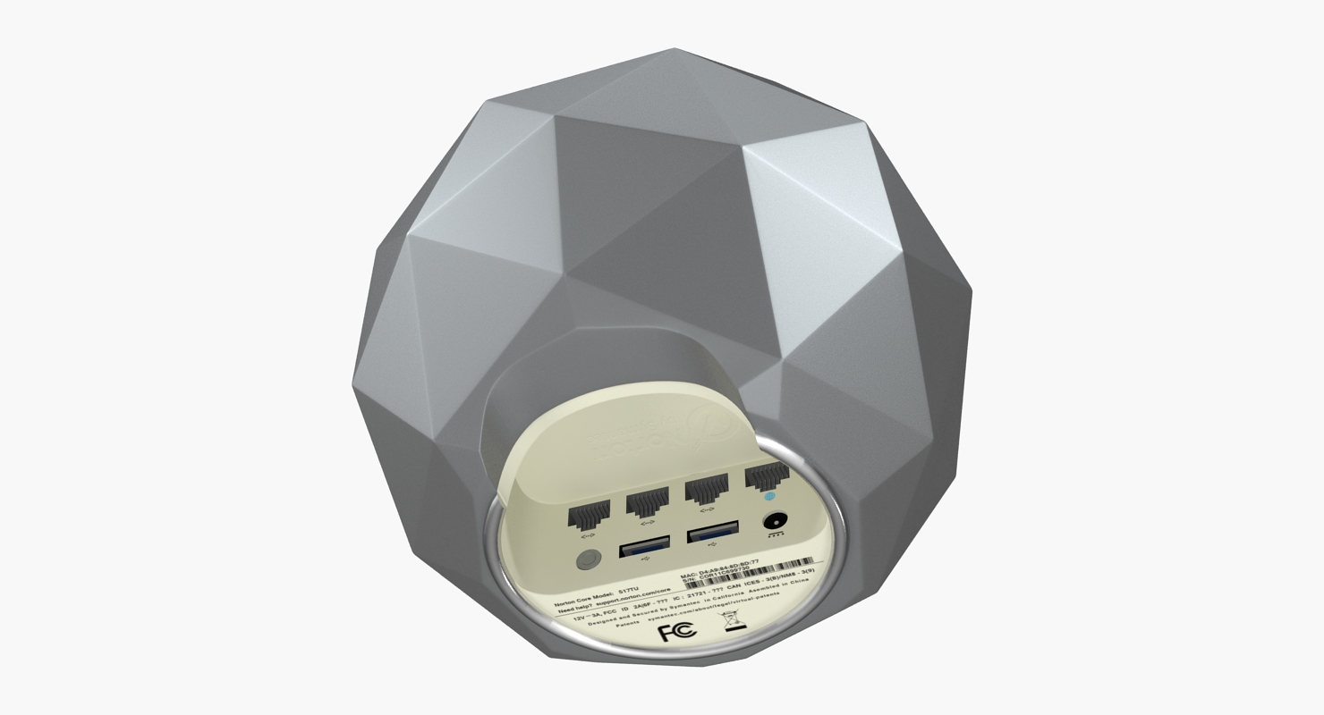 Wi Fi Router Norton Core 3D model