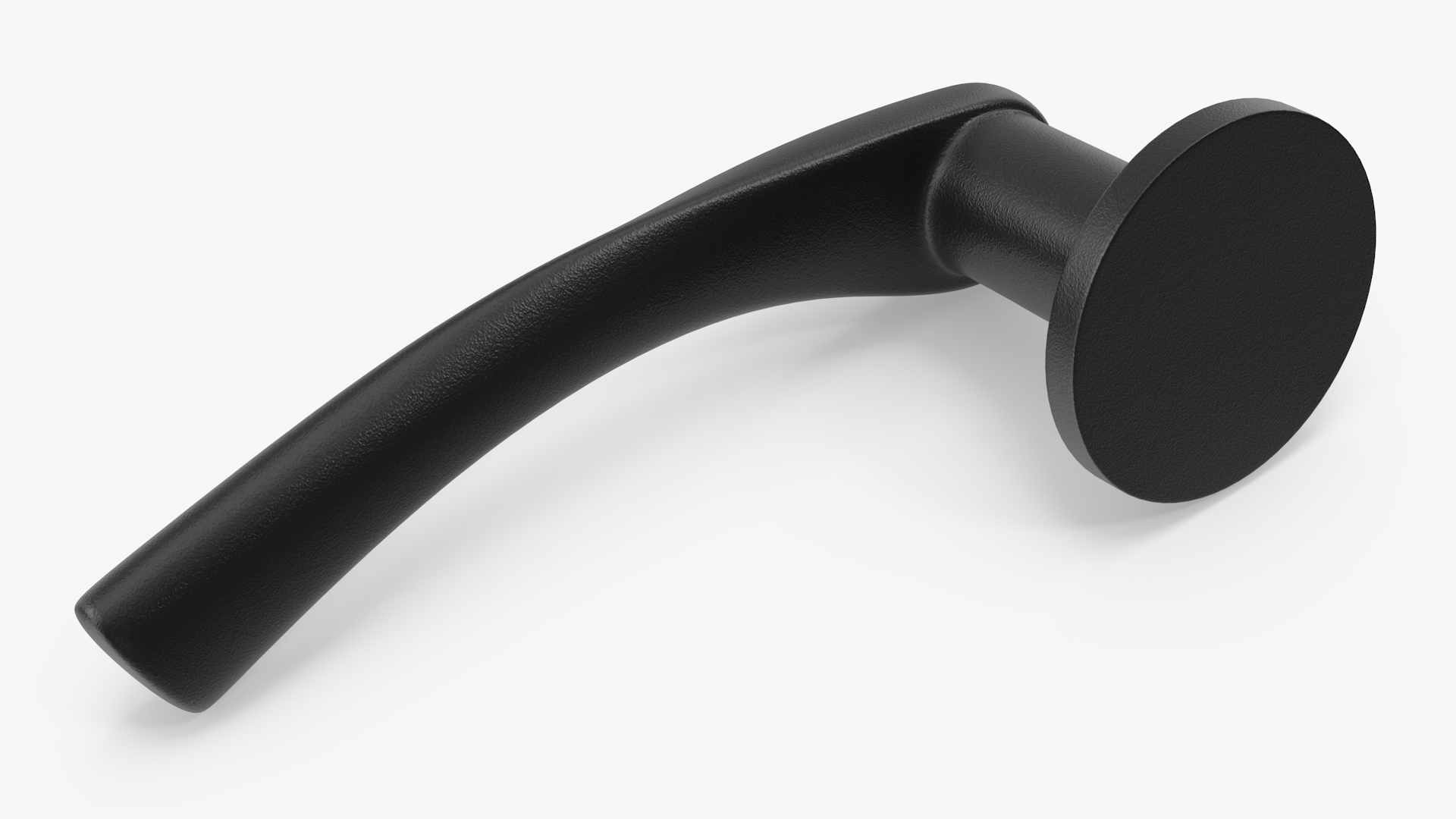 Black Arc Door Handles 3D