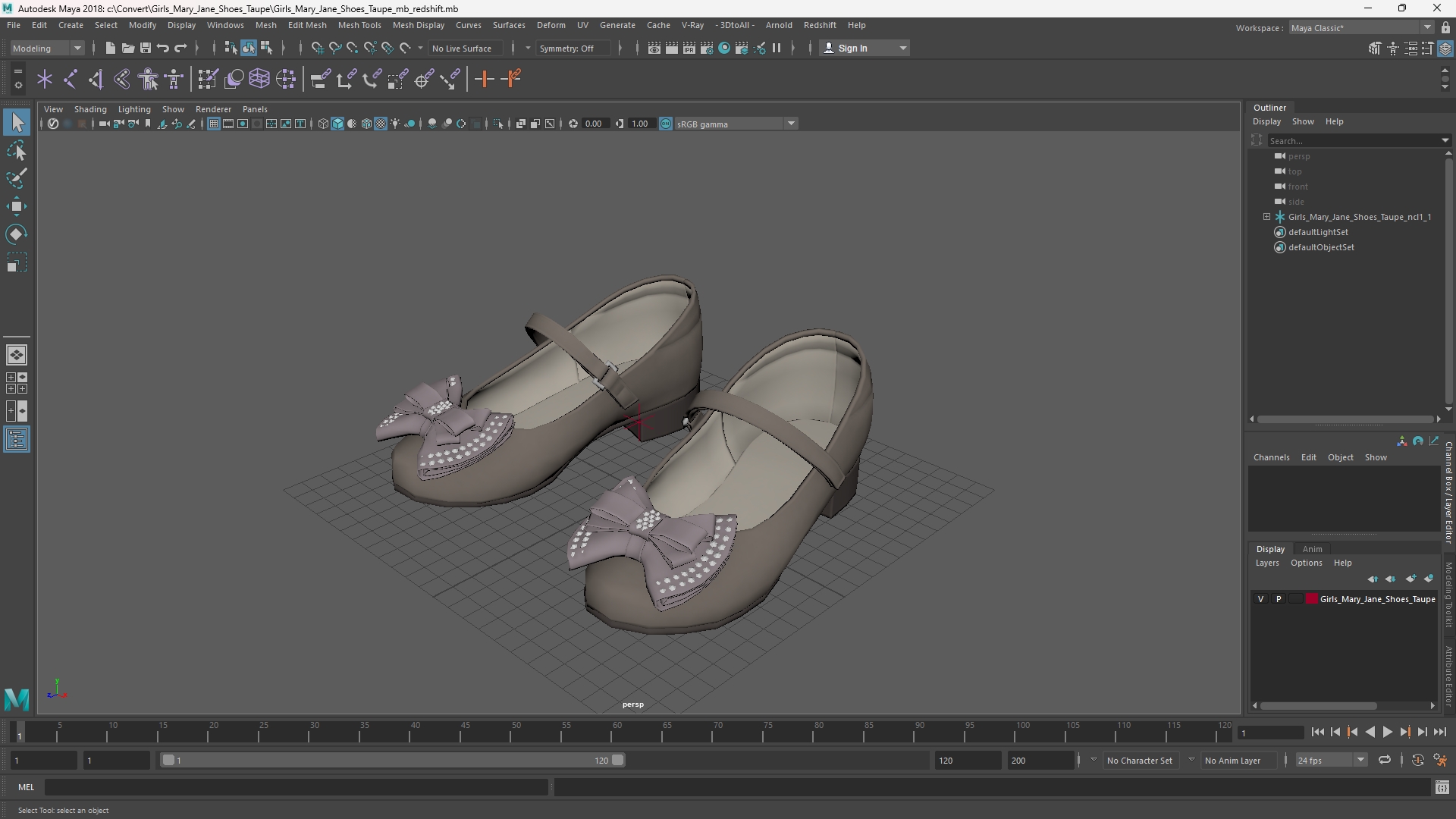 Girls Mary Jane Shoes Taupe - view 11