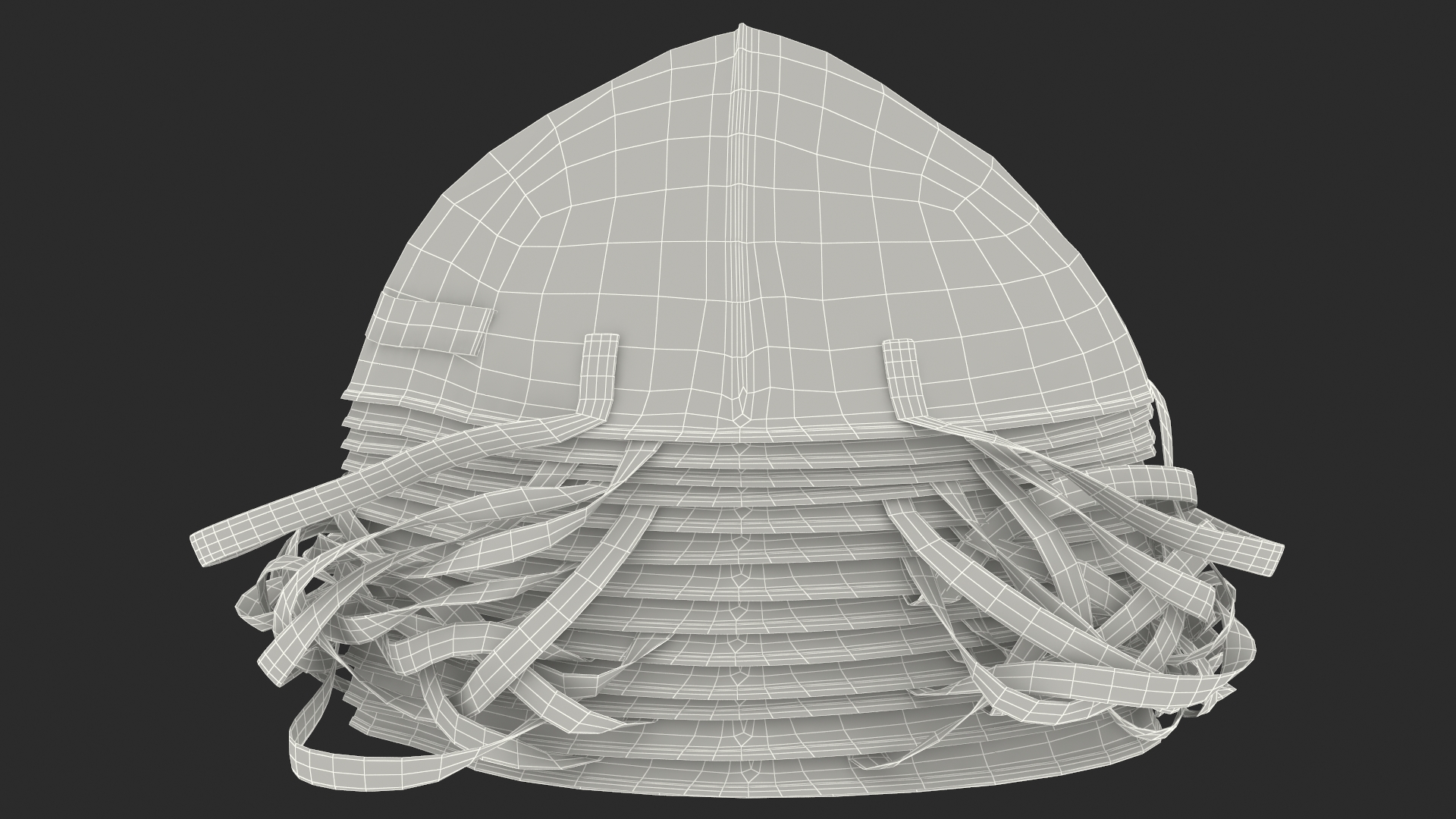 3D N95 3M 8210 Respirator Mask Stack model