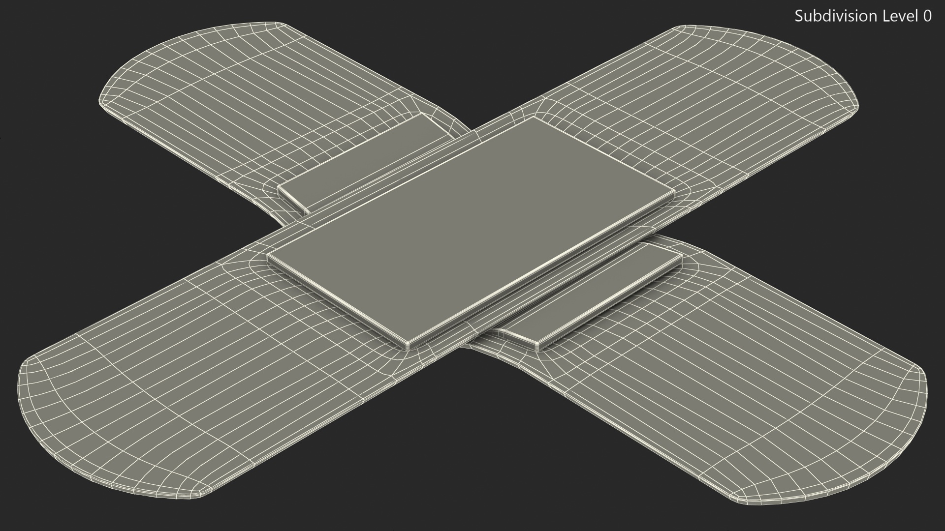 3D Cross Band Aid for Kids model