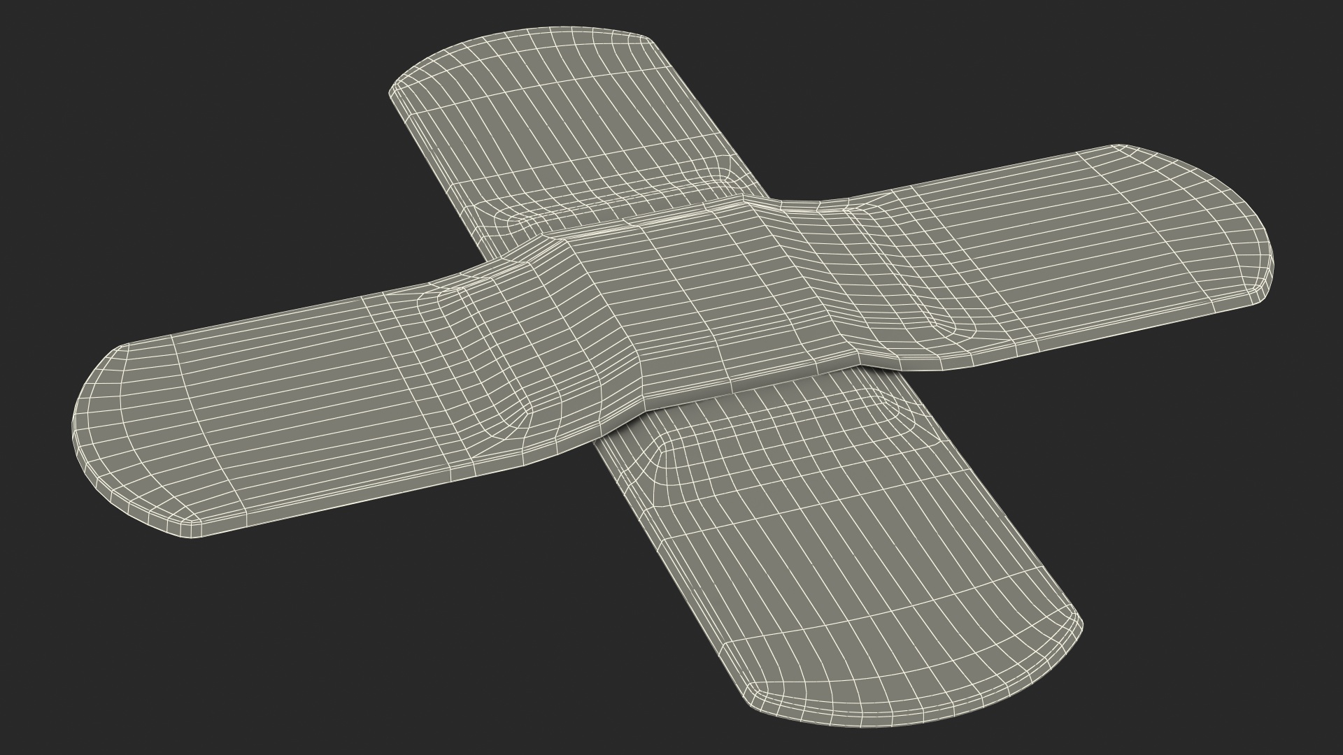 3D Cross Band Aid for Kids model