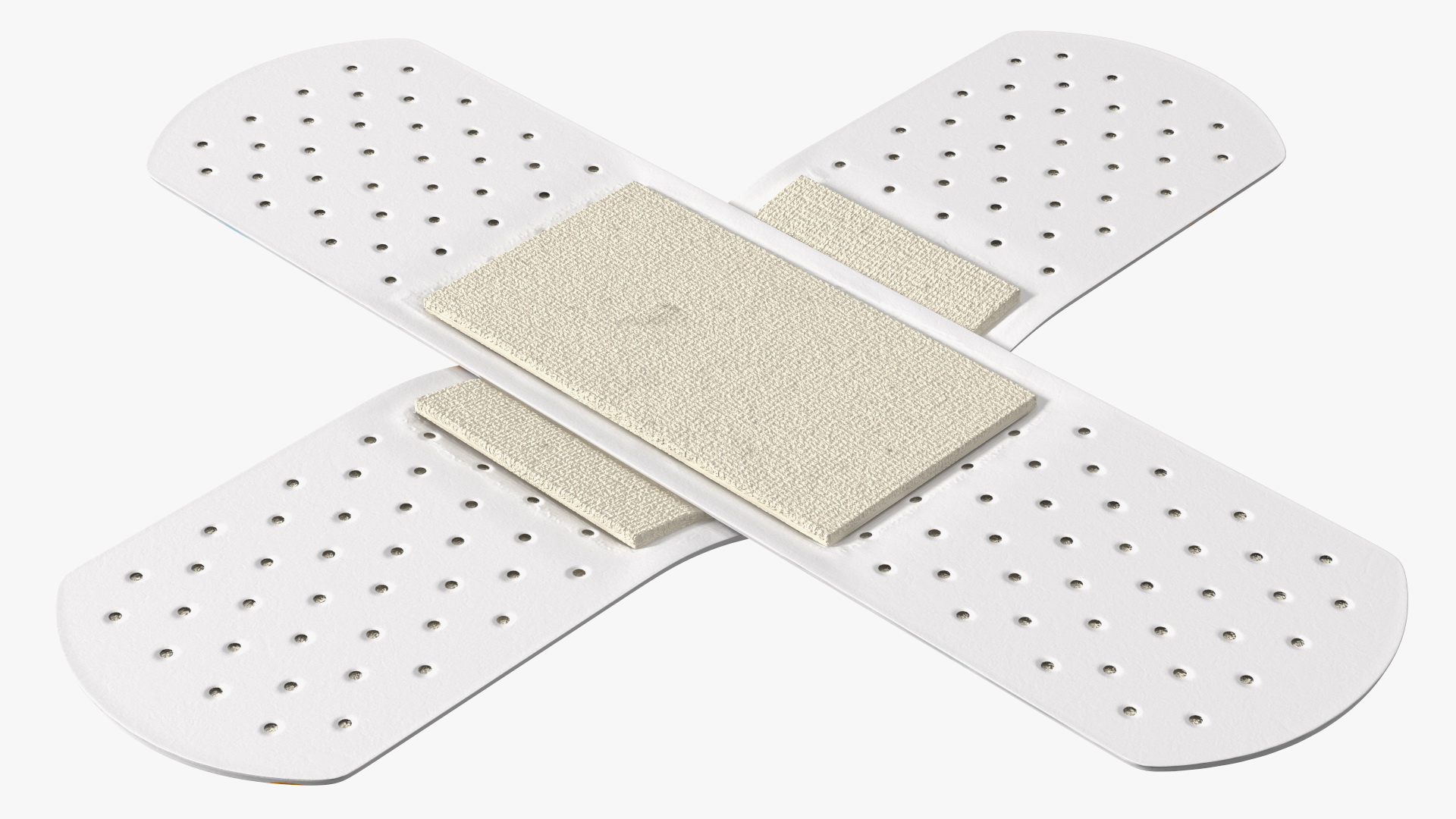 3D Cross Band Aid for Kids model