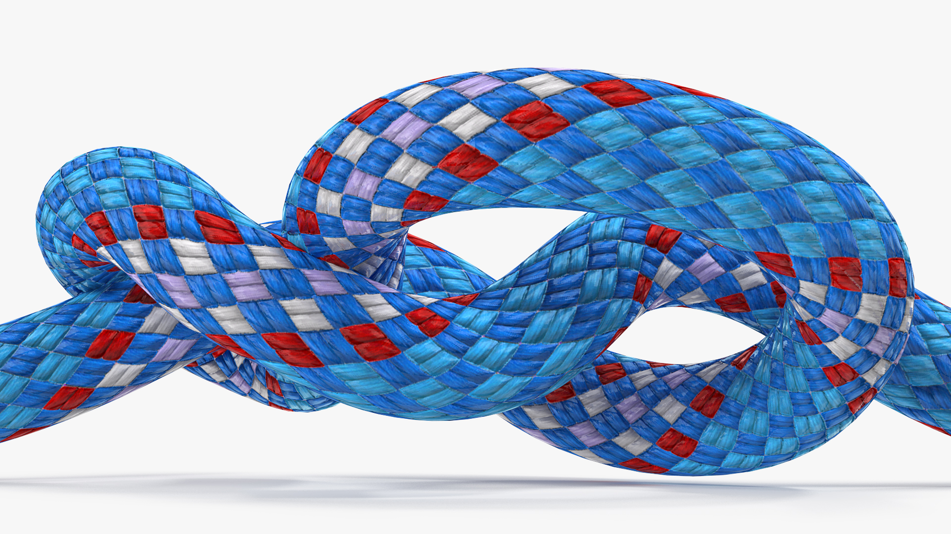 3D Figure 8 Bend Rope Knot model