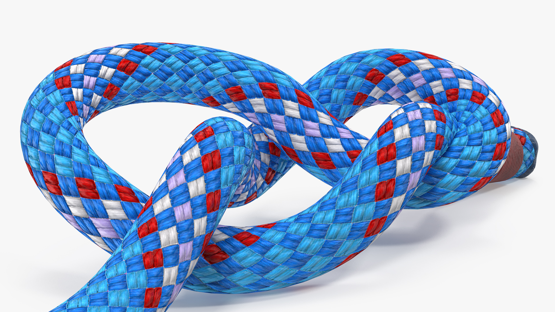 3D Figure 8 Bend Rope Knot model