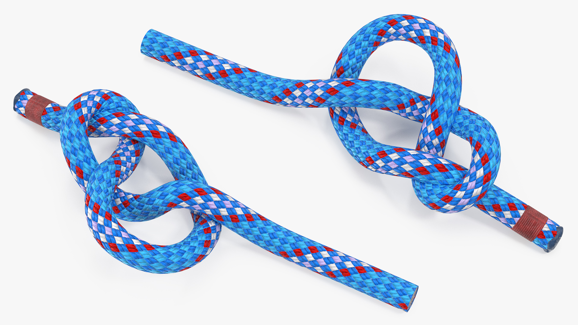 3D Figure 8 Bend Rope Knot model