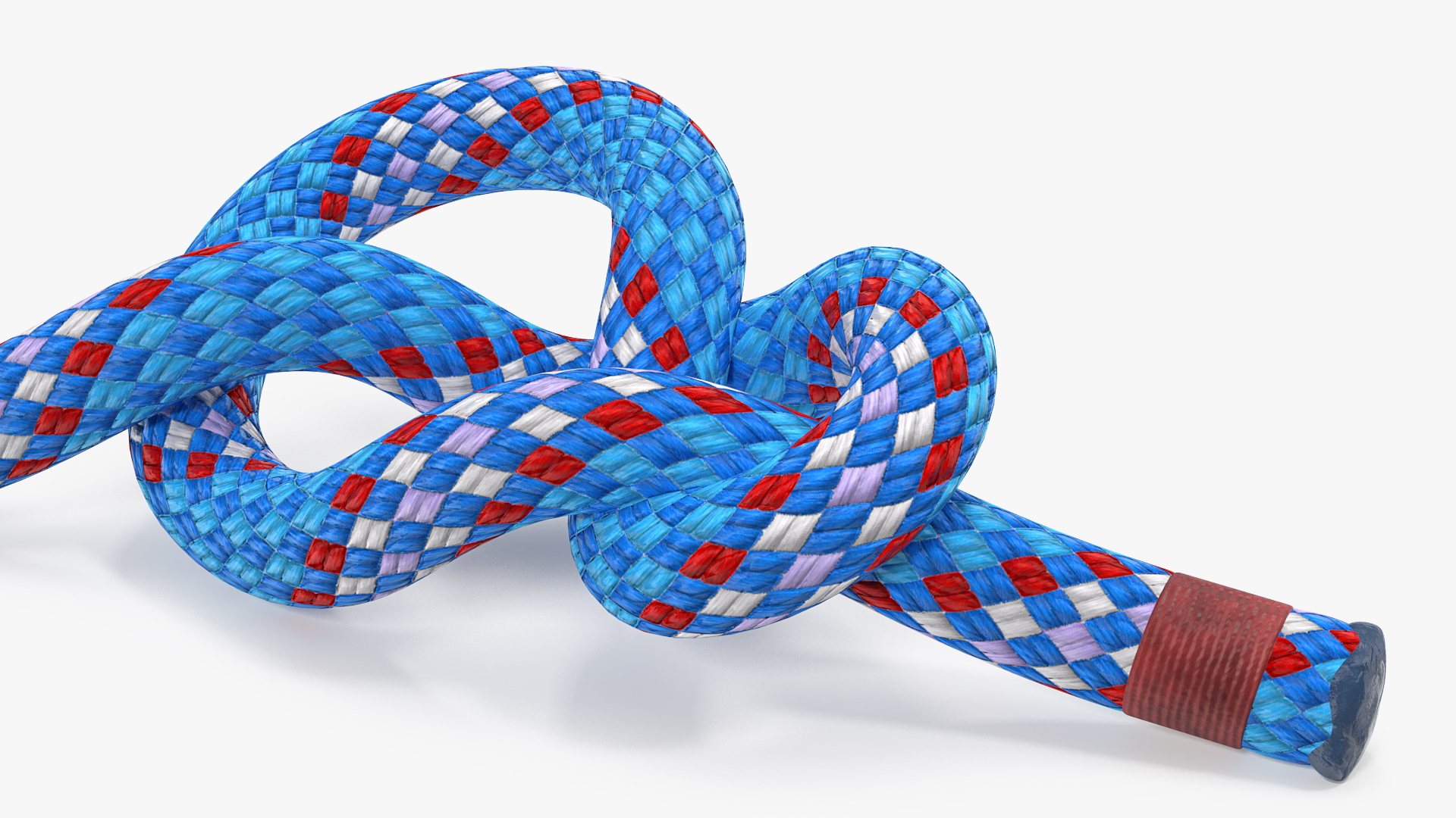 3D Figure 8 Bend Rope Knot model