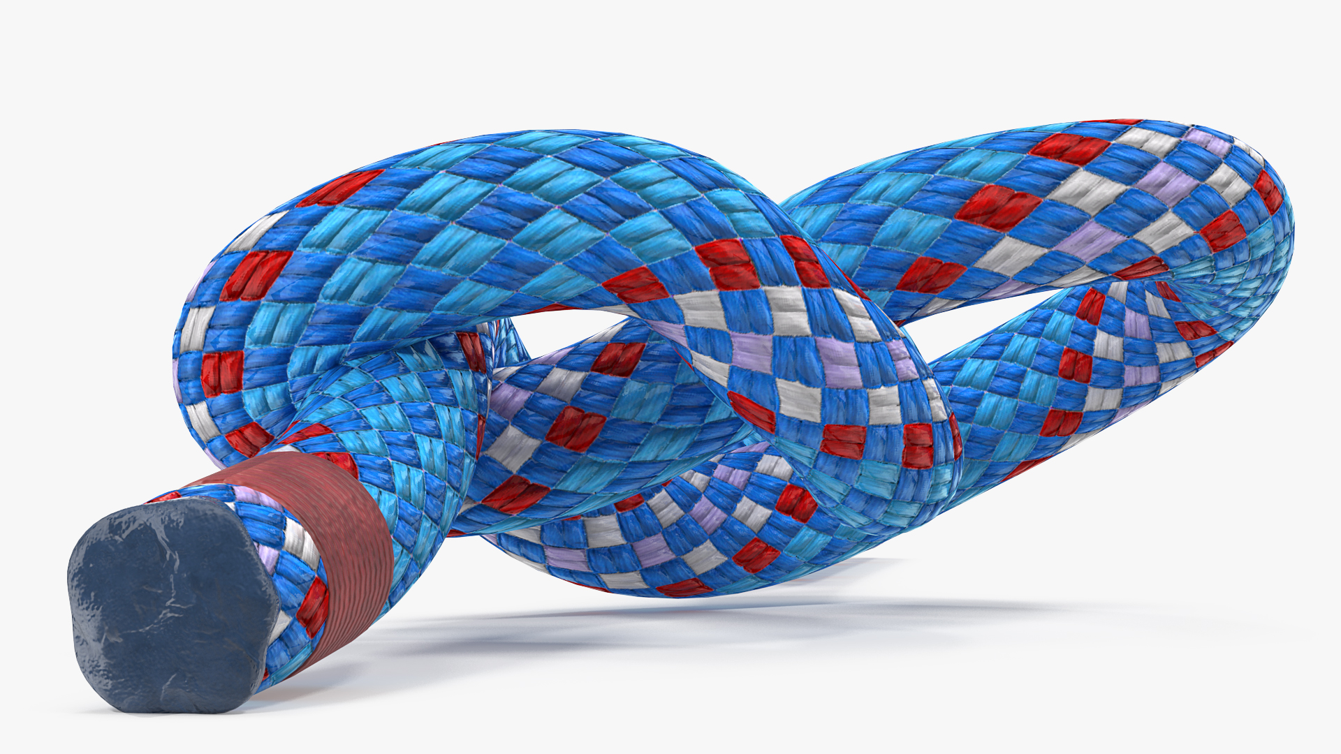 3D Figure 8 Bend Rope Knot model