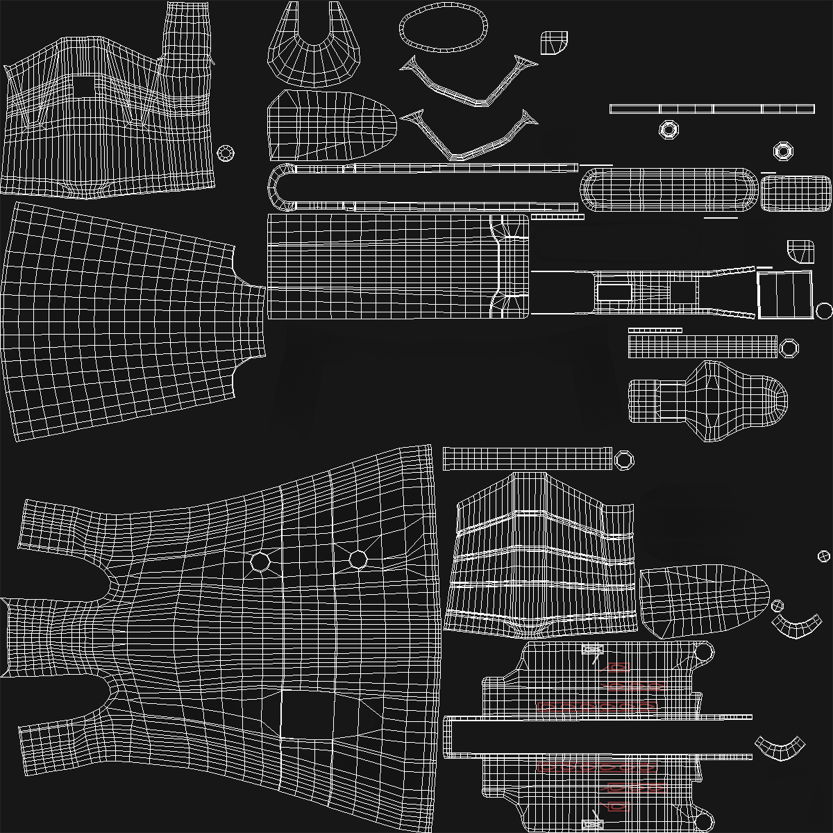 3D MP5A3 with Retractable Stock model