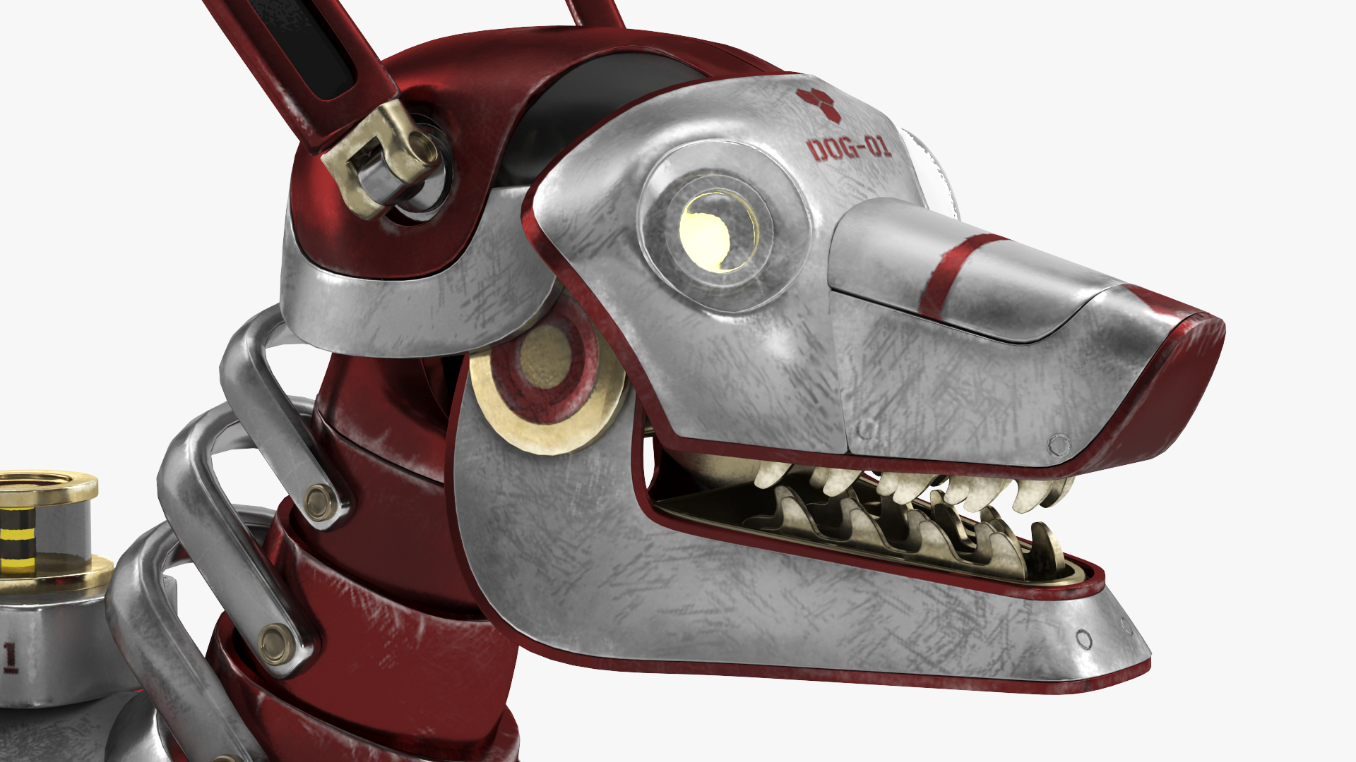 3D model Futuristic Robotic Dog Concept