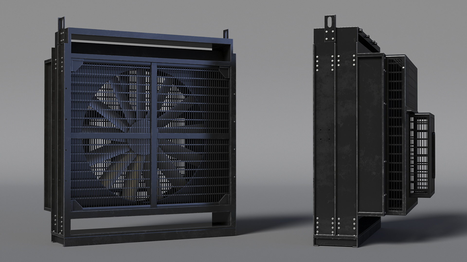 3D Diesel Generator Cooling System