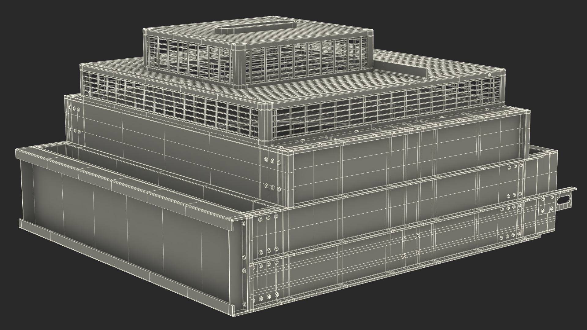 3D Diesel Generator Cooling System
