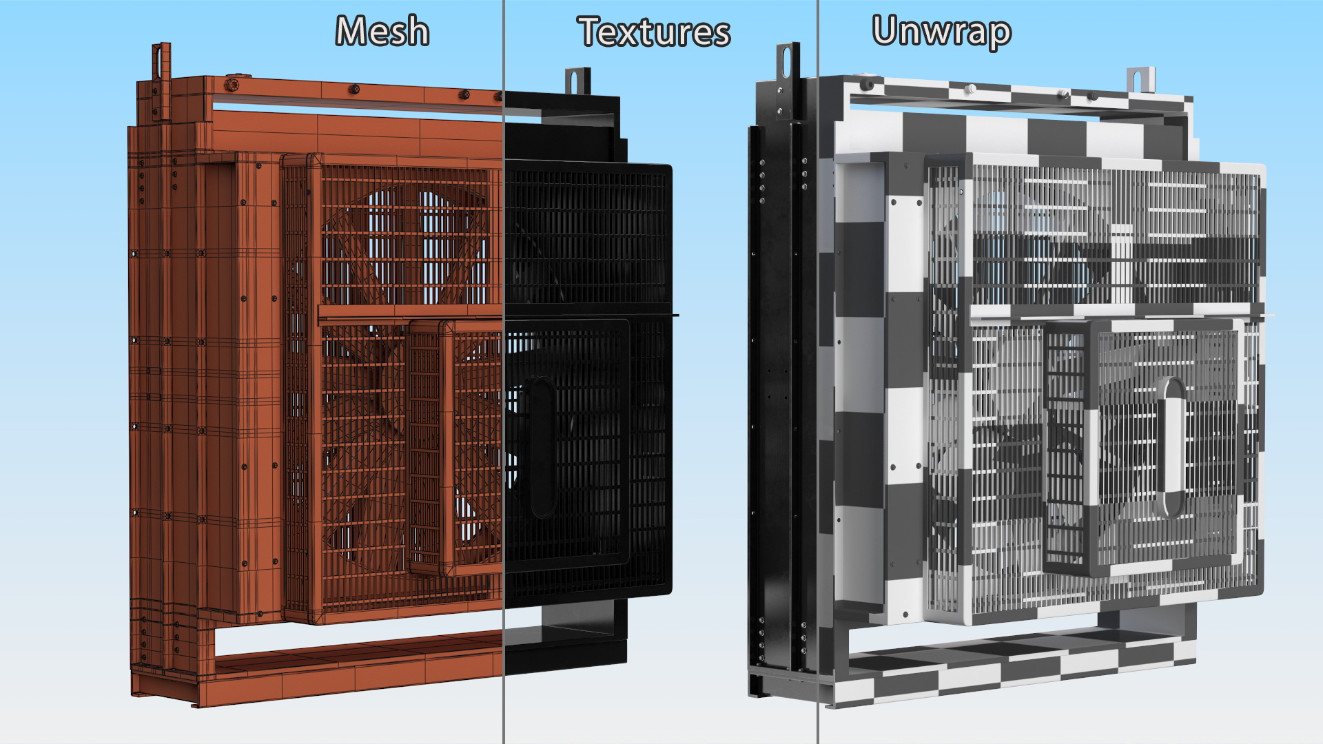 3D Diesel Generator Cooling System