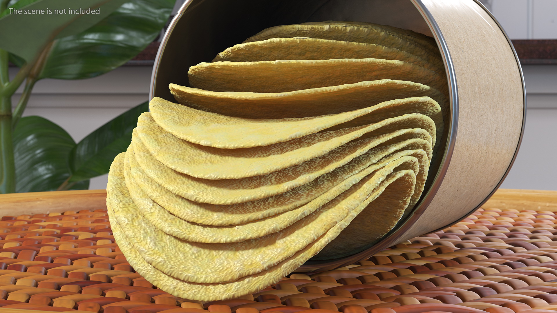Small Potato Chips Paper Tube 3D model