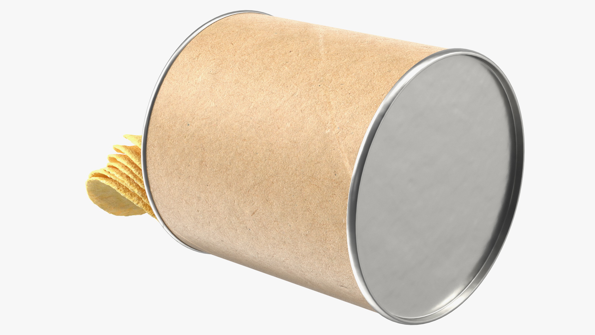 Small Potato Chips Paper Tube 3D model