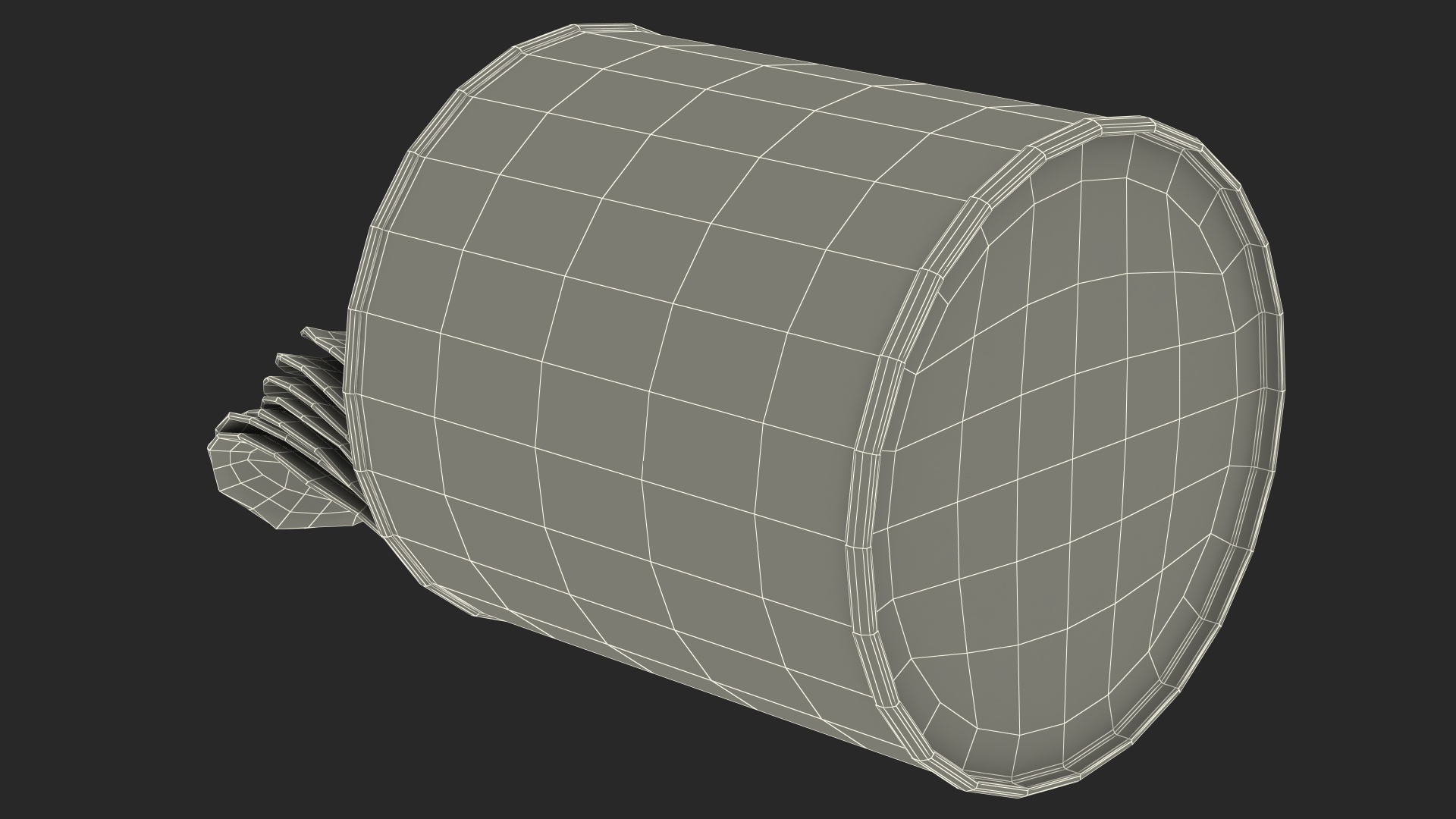 Small Potato Chips Paper Tube 3D model