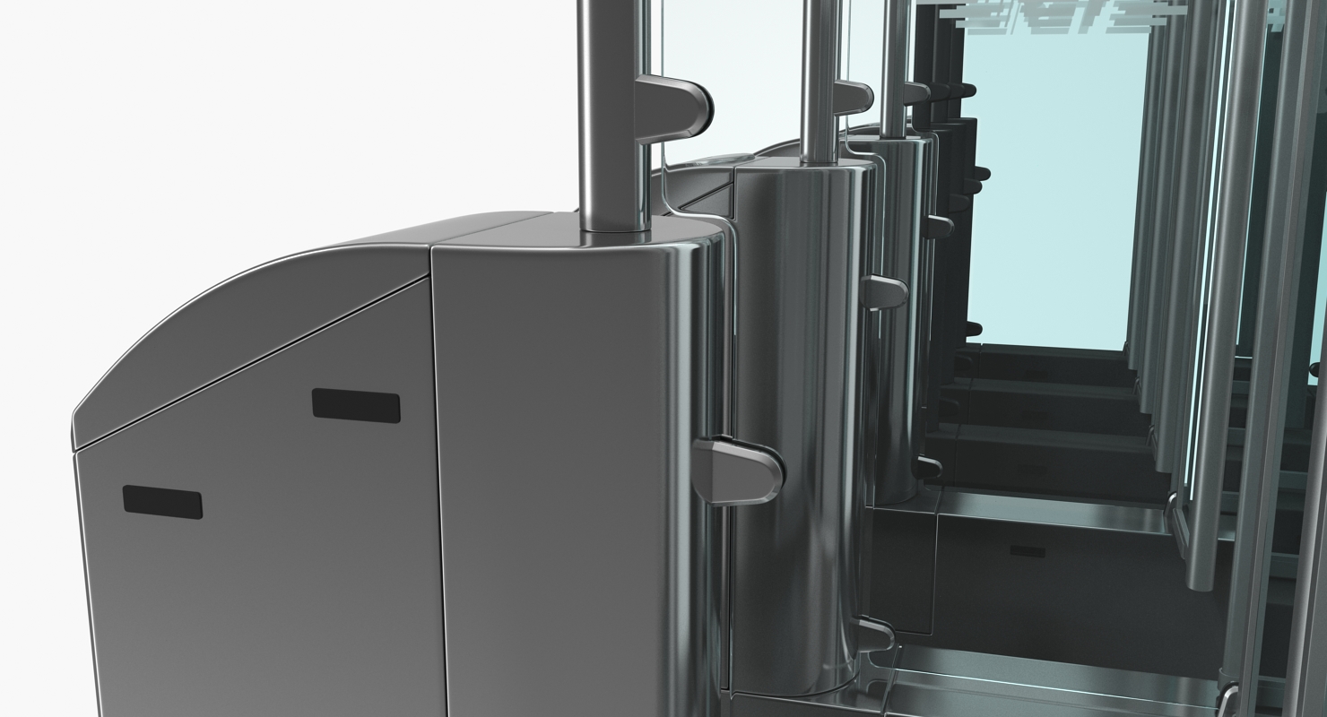 Subway Turnstile Complex 3D model