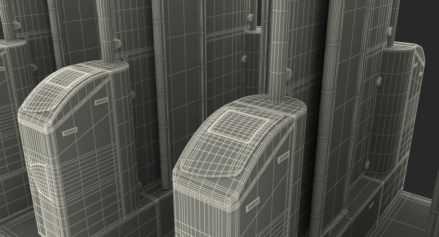 Subway Turnstile Complex 3D model
