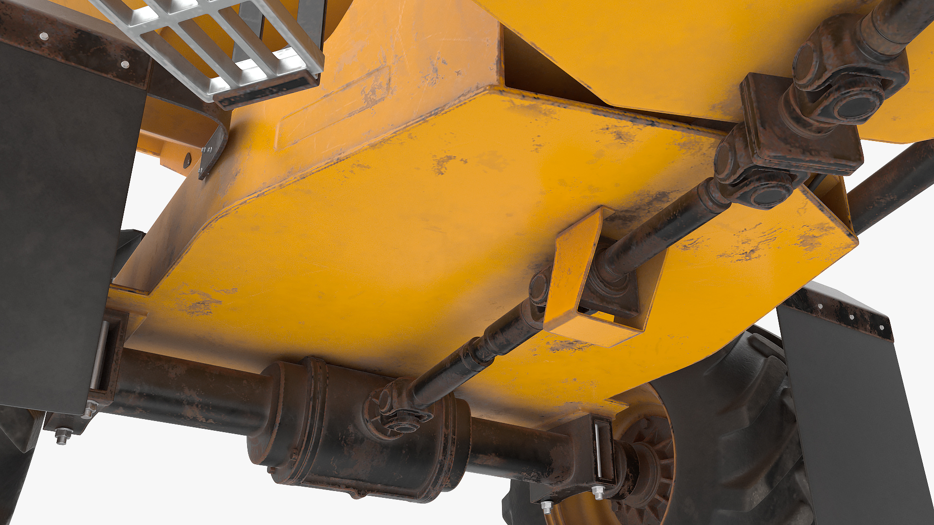 3D JCB 6T-1 Site Dumper Dirty Rigged model