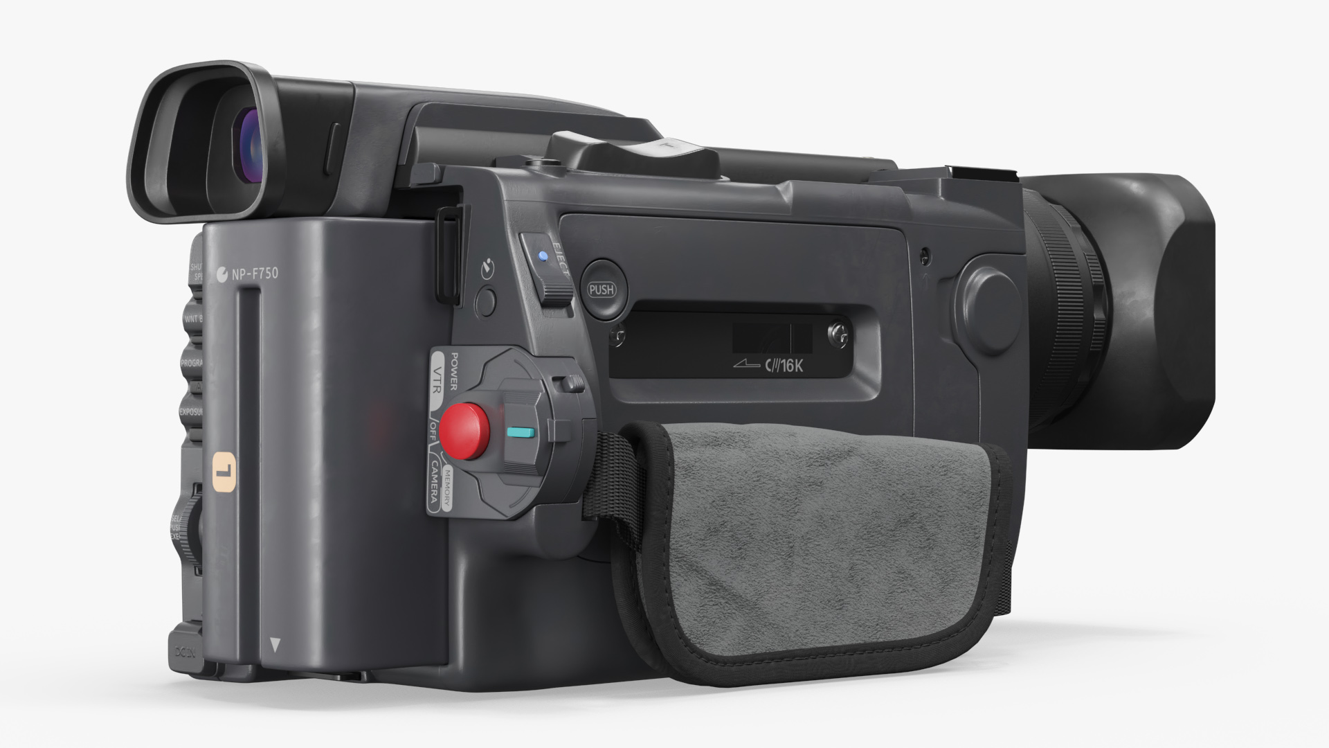 Retro Folded Tape Video Camera with Tape - view 4