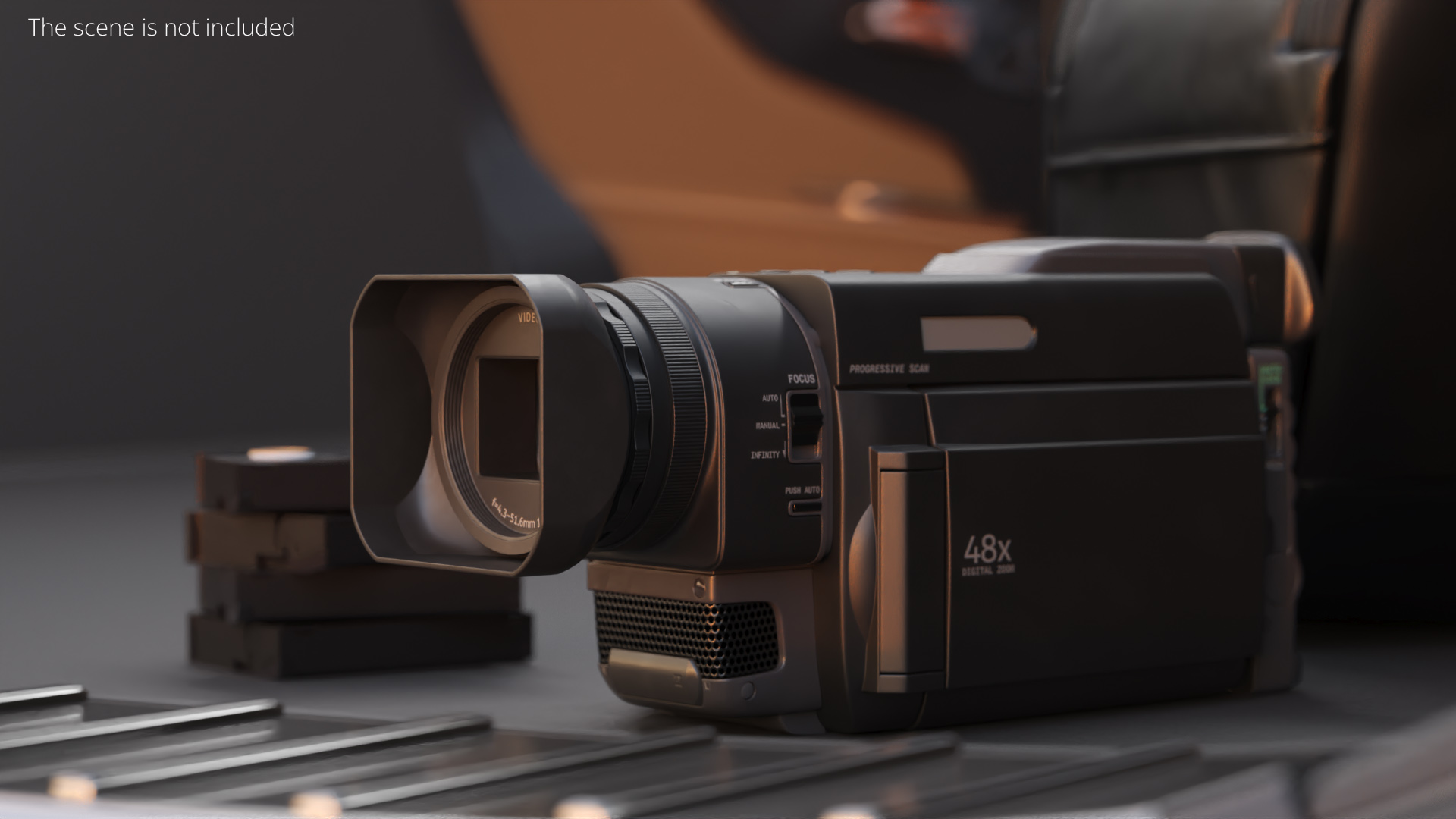Retro Folded Tape Video Camera with Tape - view 3