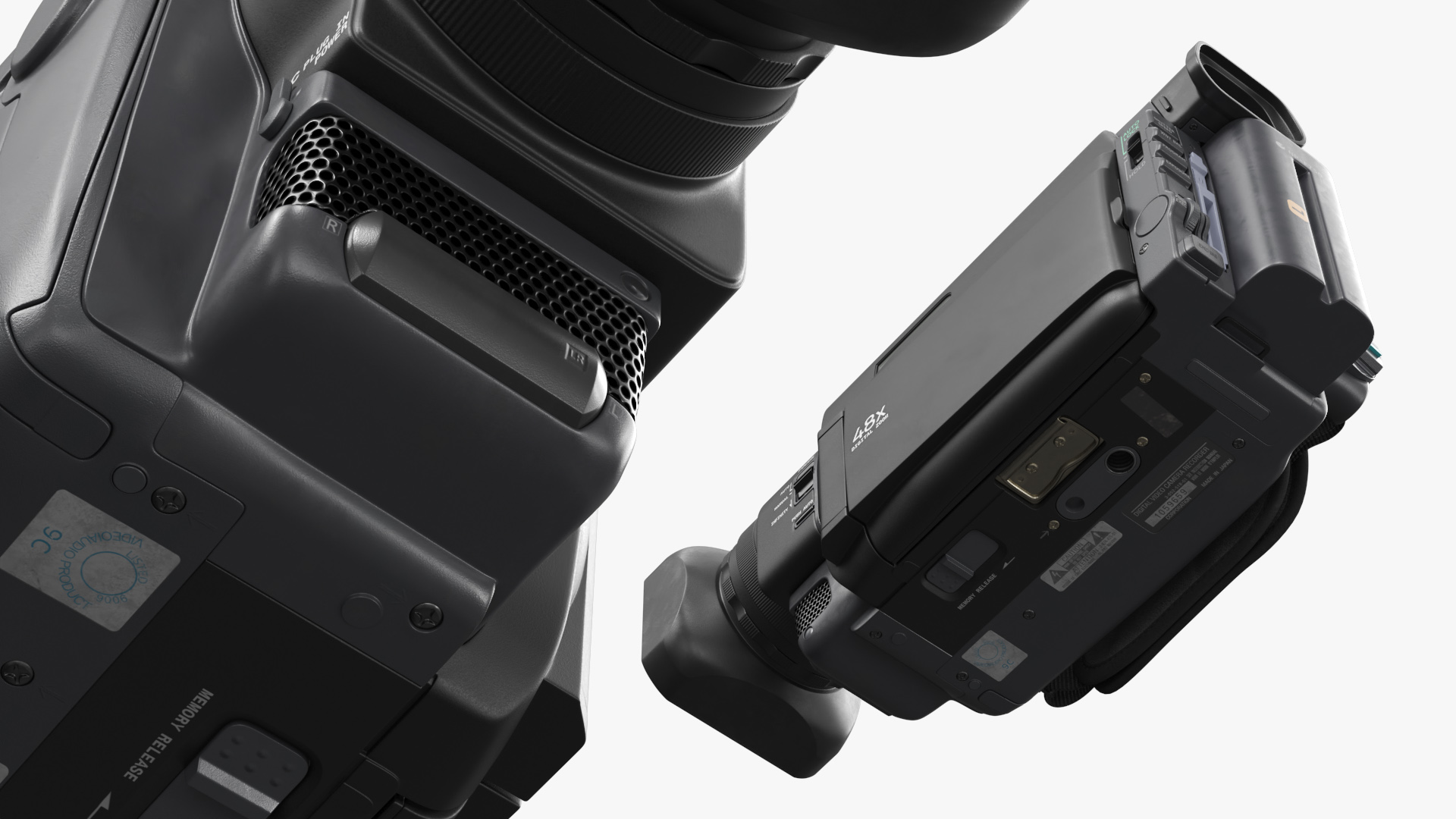 Retro Folded Tape Video Camera with Tape - view 7