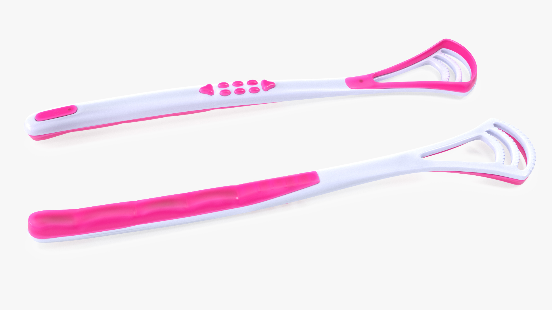 3D model Tongue Cleaning Tool Pink